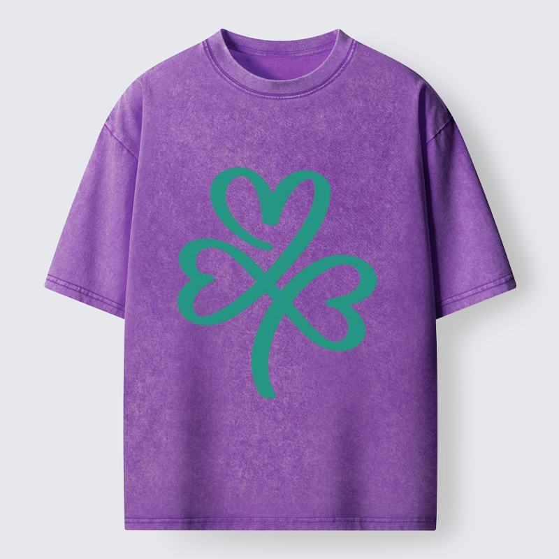  St. Patrick's Day Minimalist Washed T-Shirt