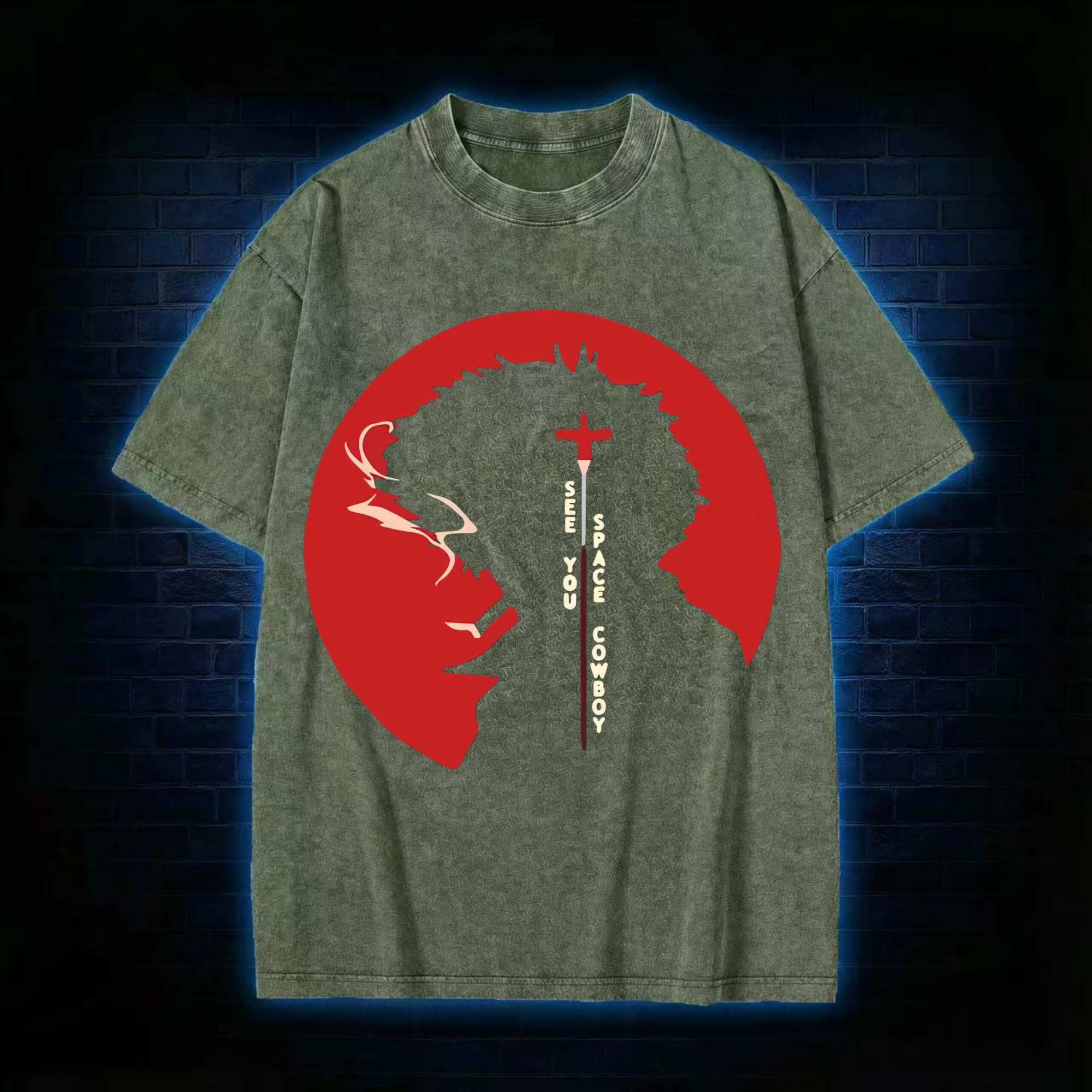 Retro See You Cowboy Washed T-shirt