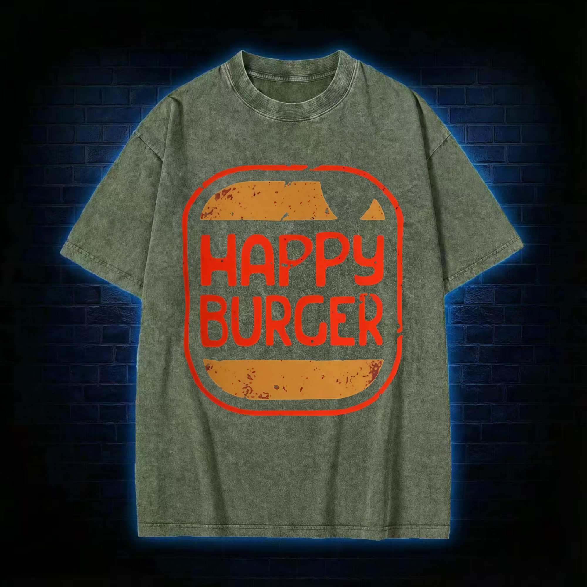 Burger Washed T-shirt
