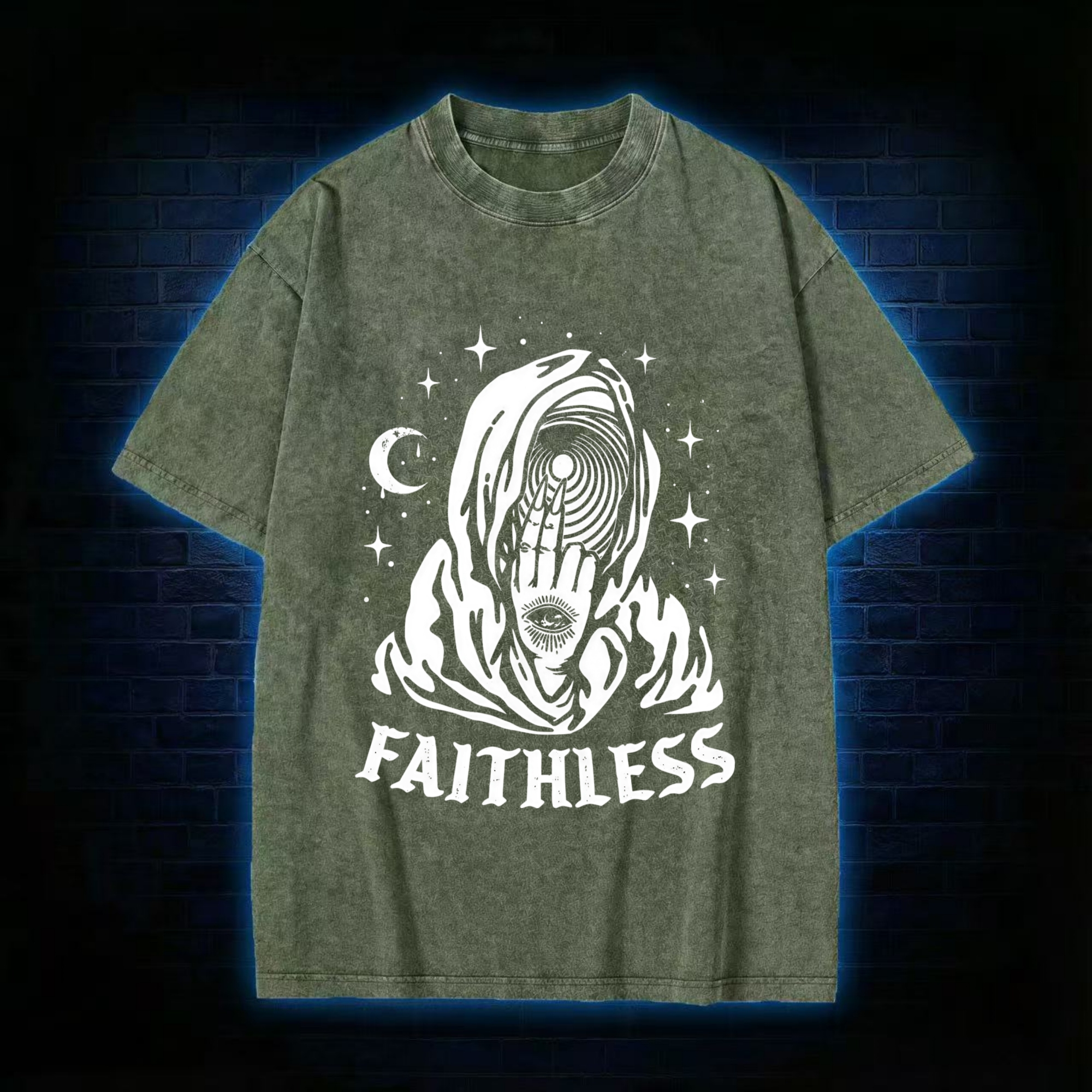 Faithless Washed T-shirt