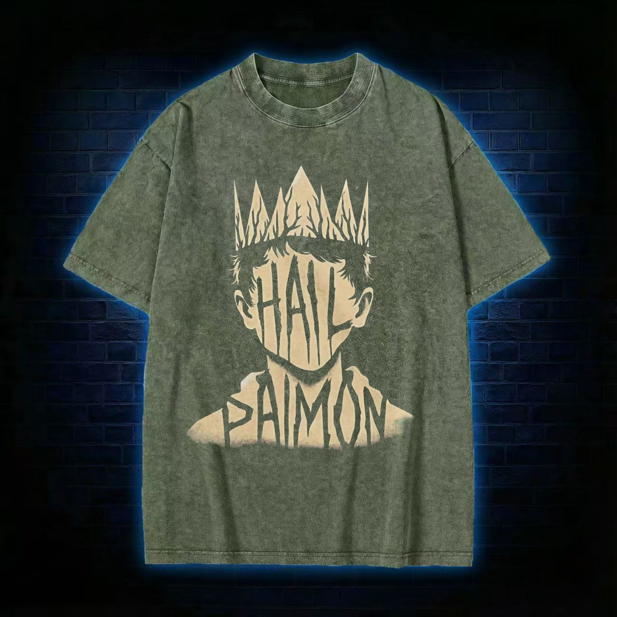 Hail Paimon Washed T-shirt