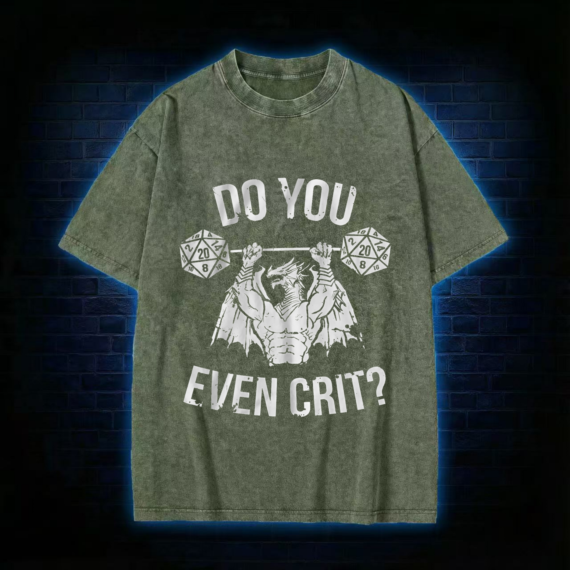 Do You Even Crit Washed T-shirt