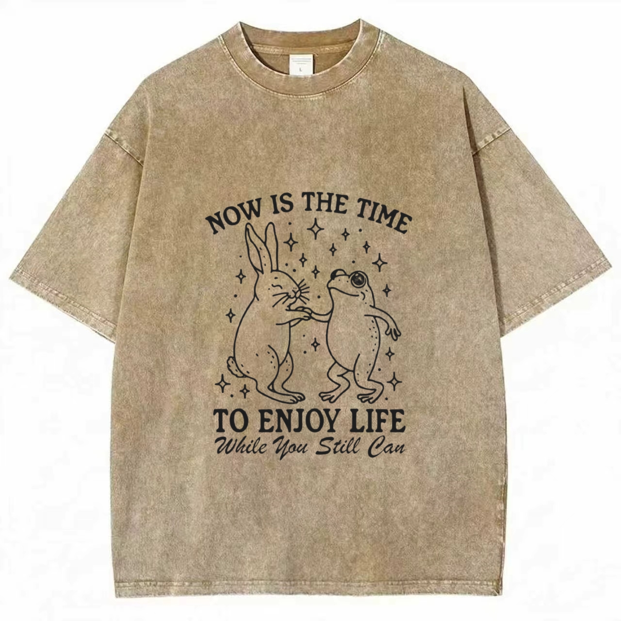 Enjoy Life Now Washed T-shirt