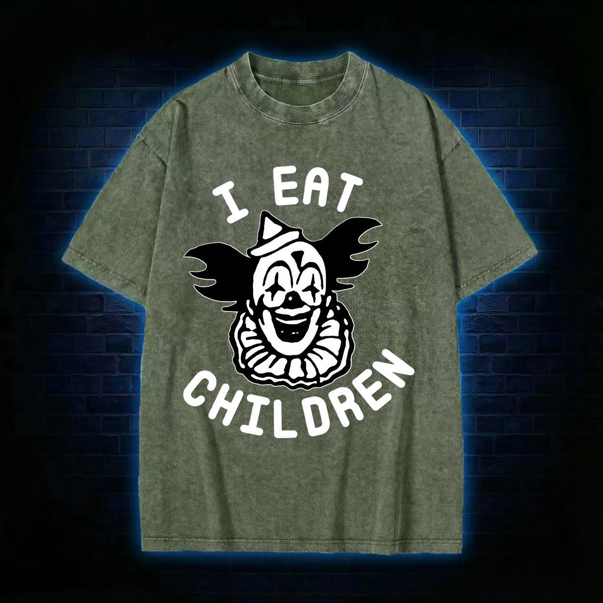 I Eat Children Washed T-shirt