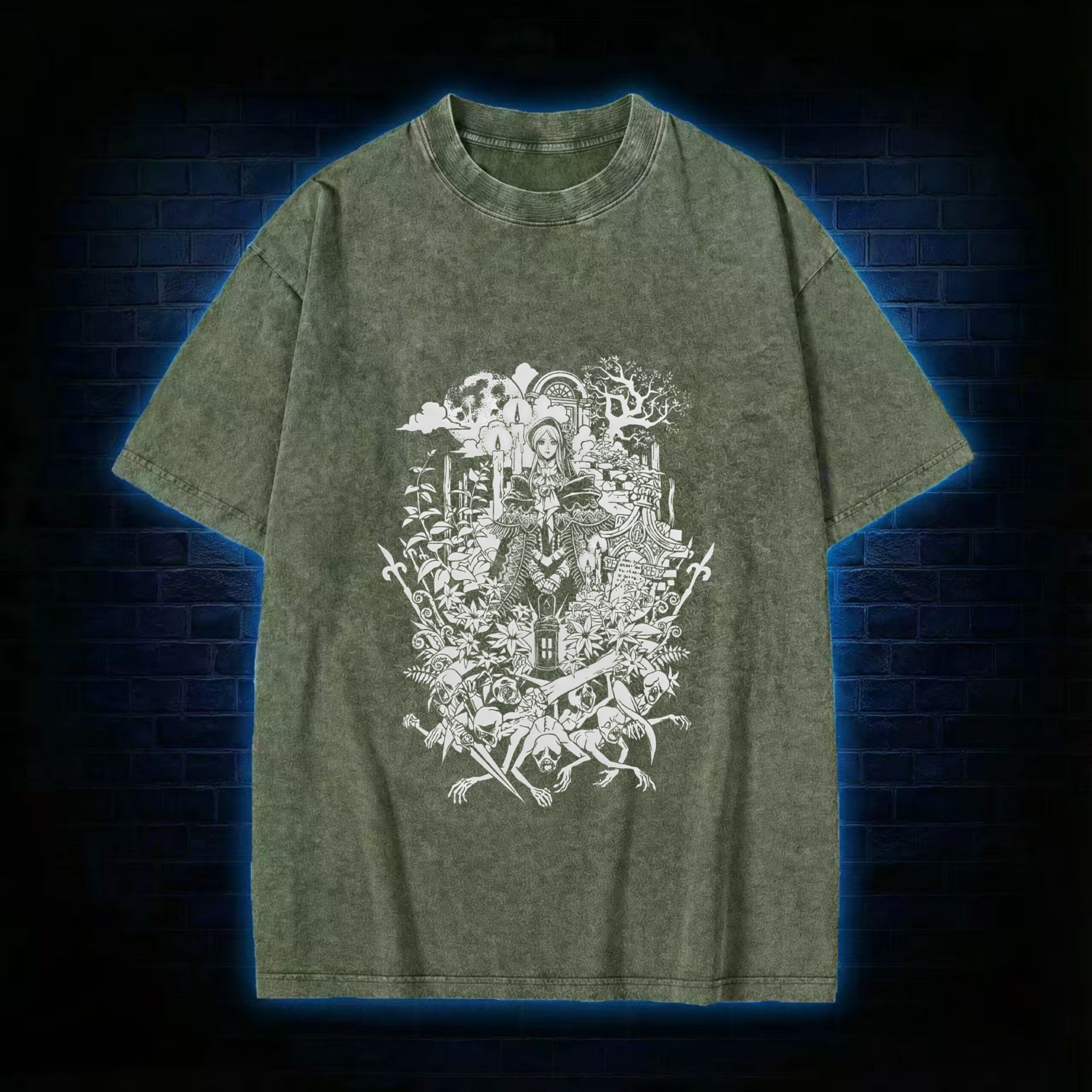 Hello Good Hunter Washed T-shirt