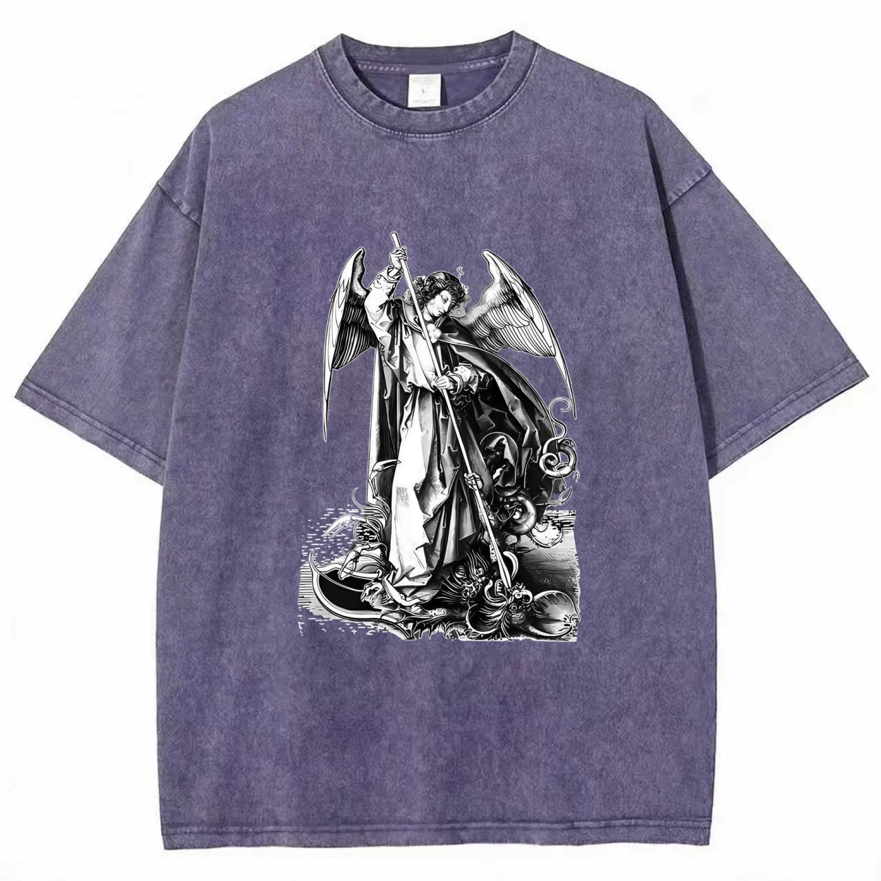 St Michael Archangel Washed T-shirt
