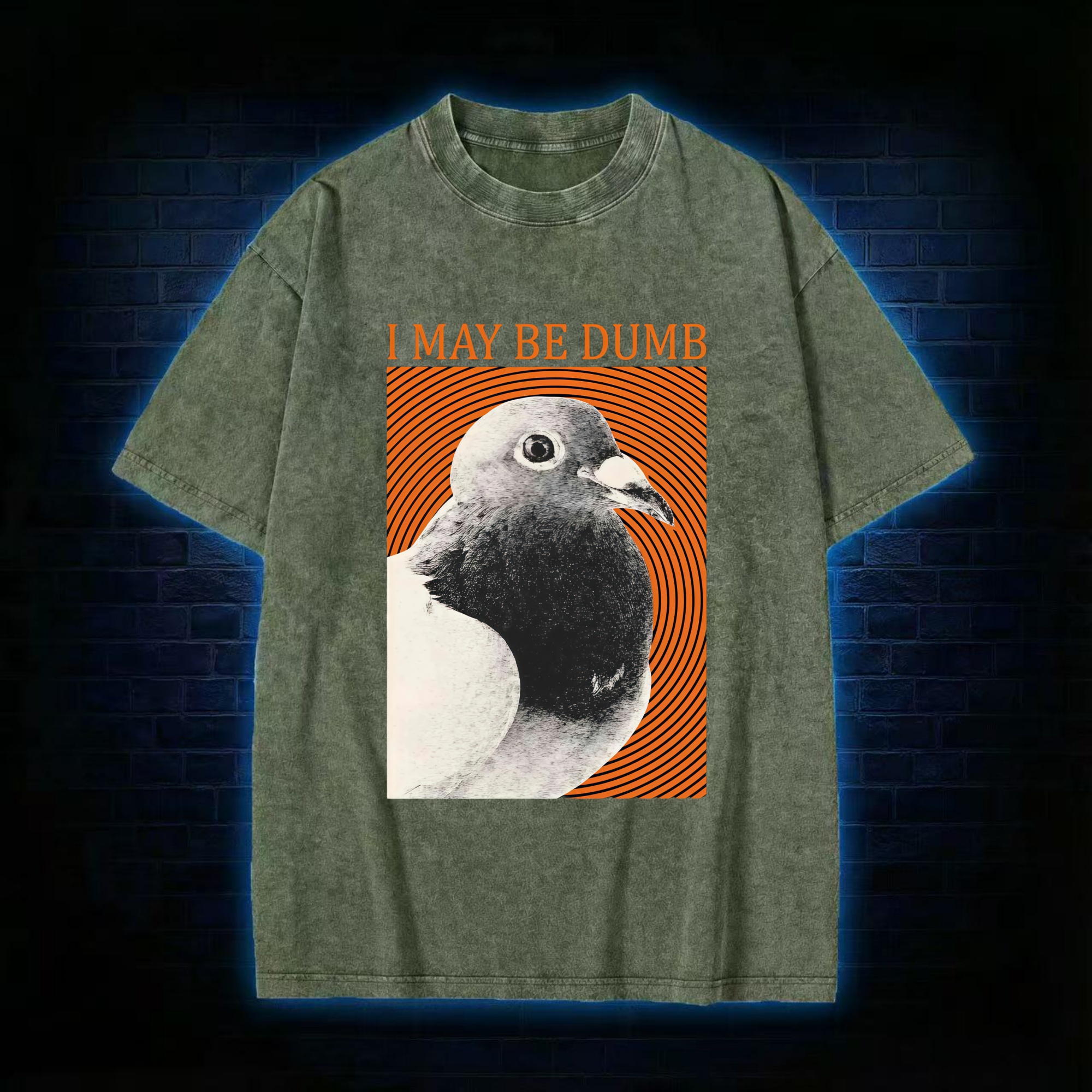 I May Be Dumb Washed T-shirt