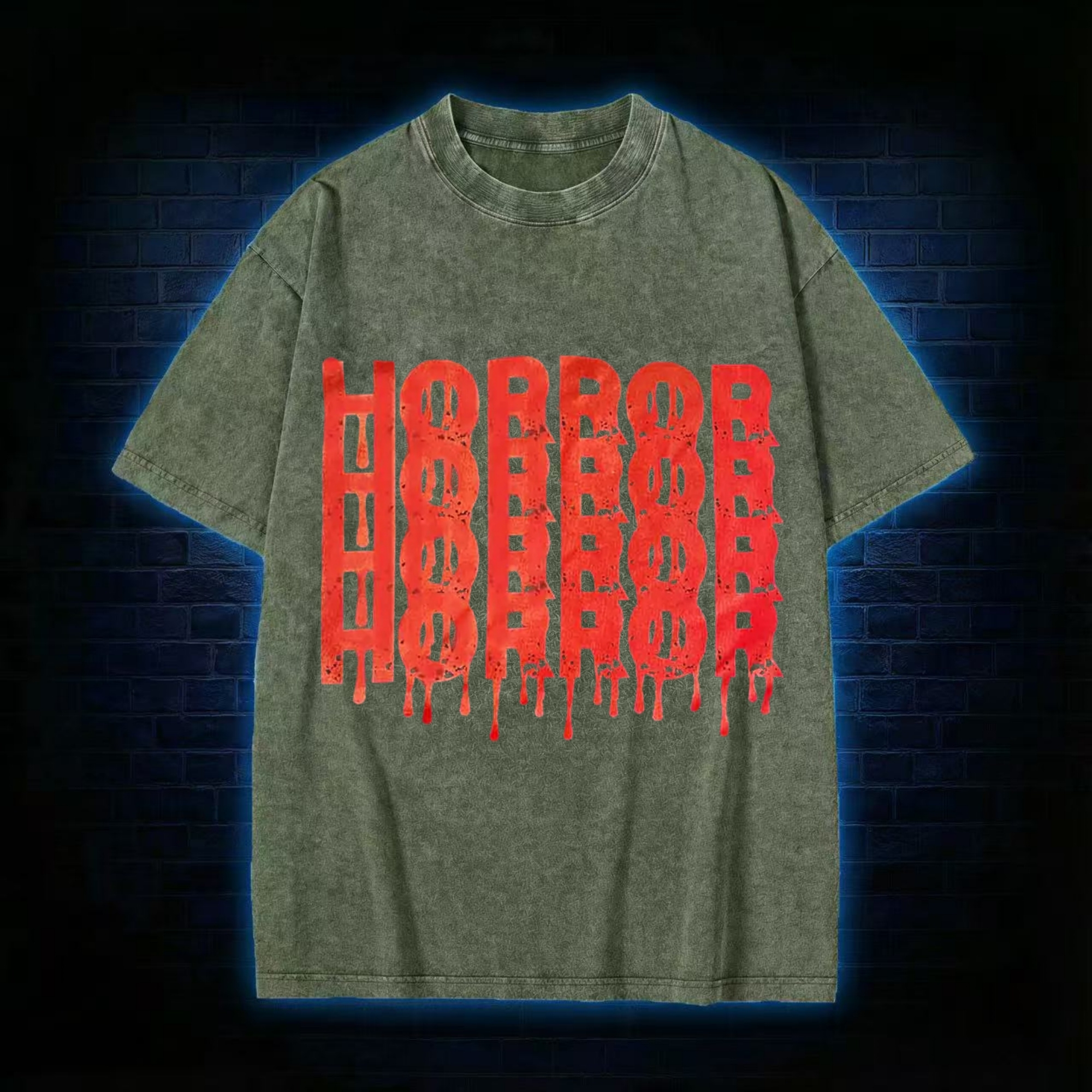 Horror Washed T-shirt