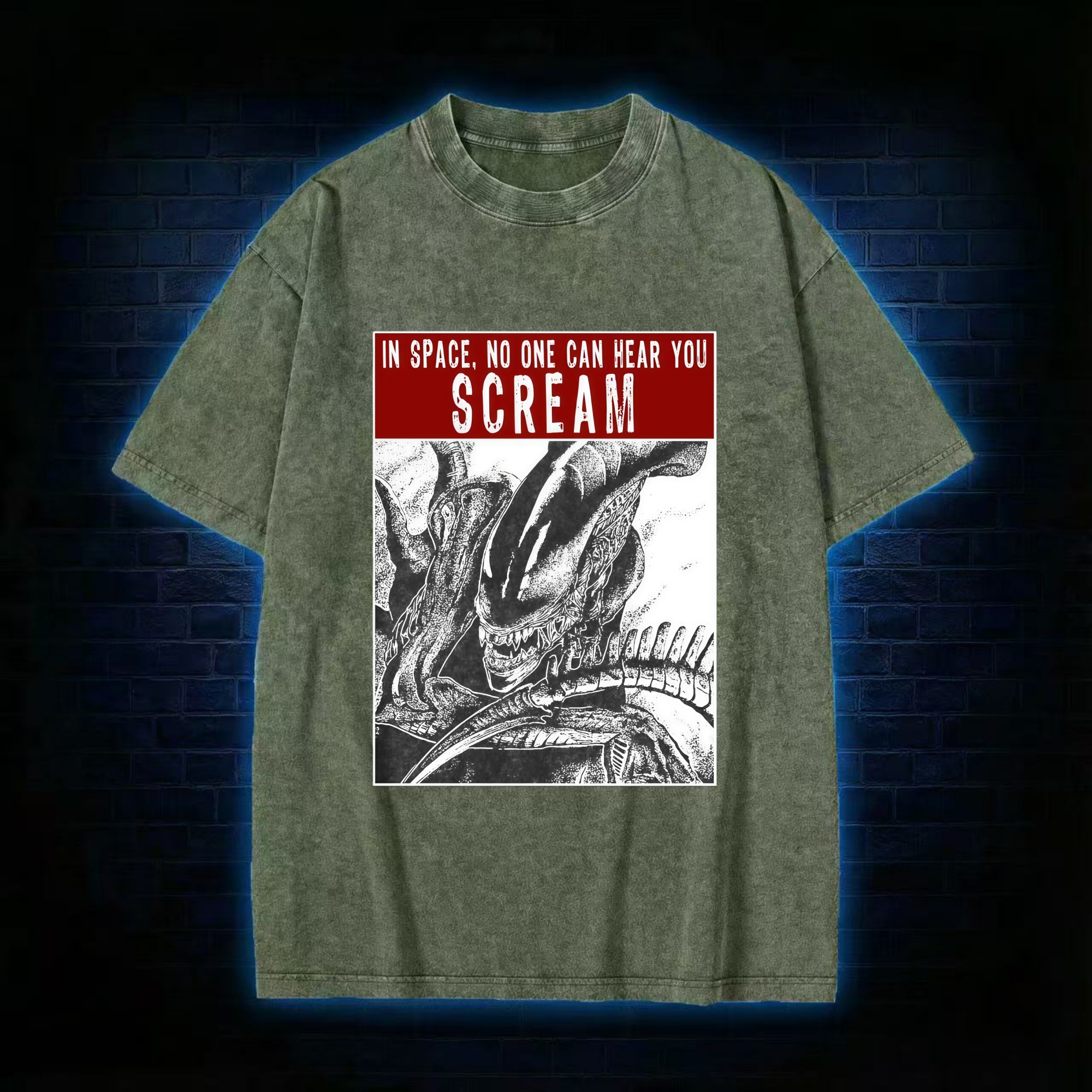 No One Can Hear Your Scream Washed T-shirt