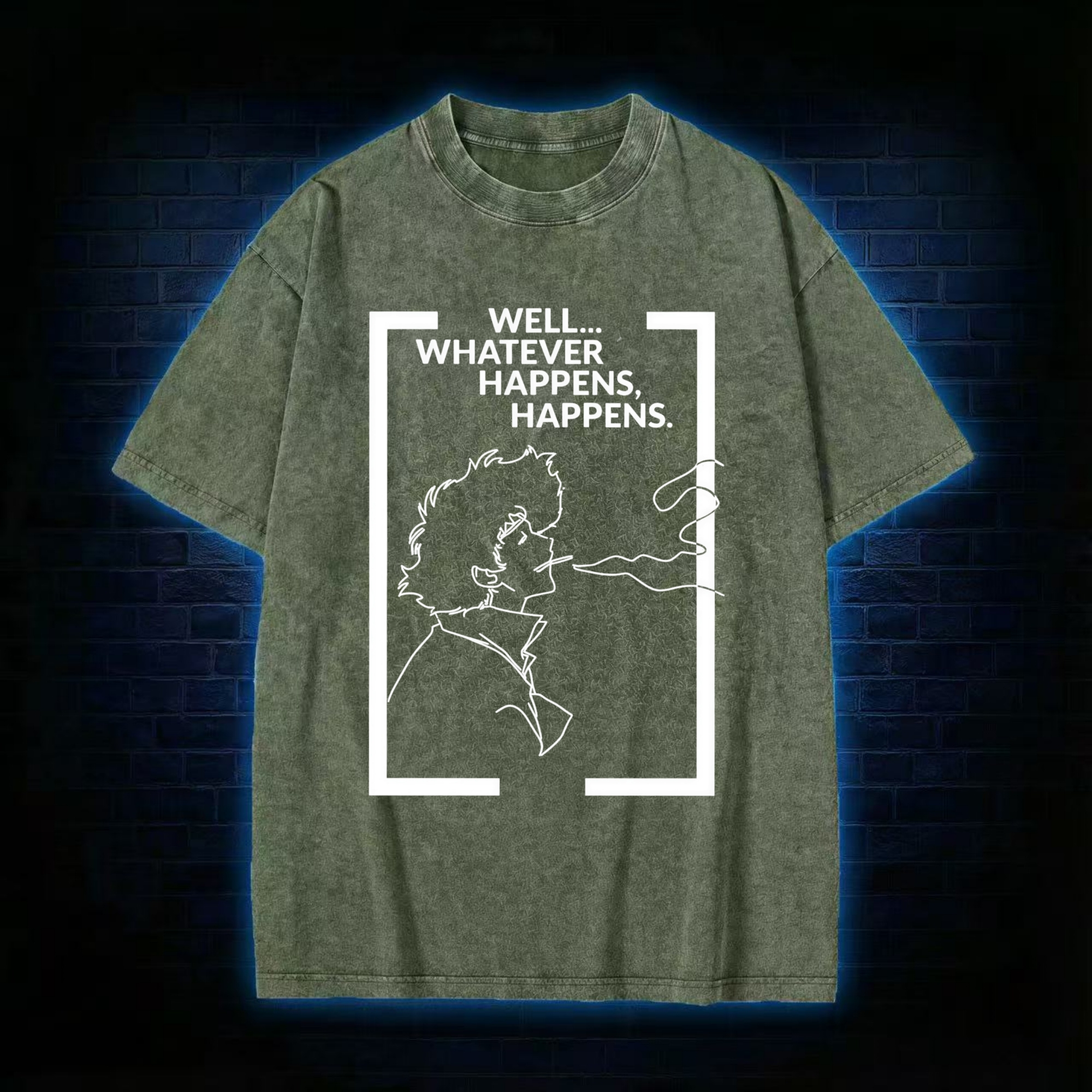 Whatever Happens Happens Washed T-shirt