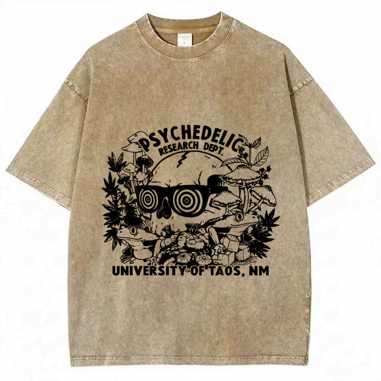 Psychedelic Research Washed T-shirt