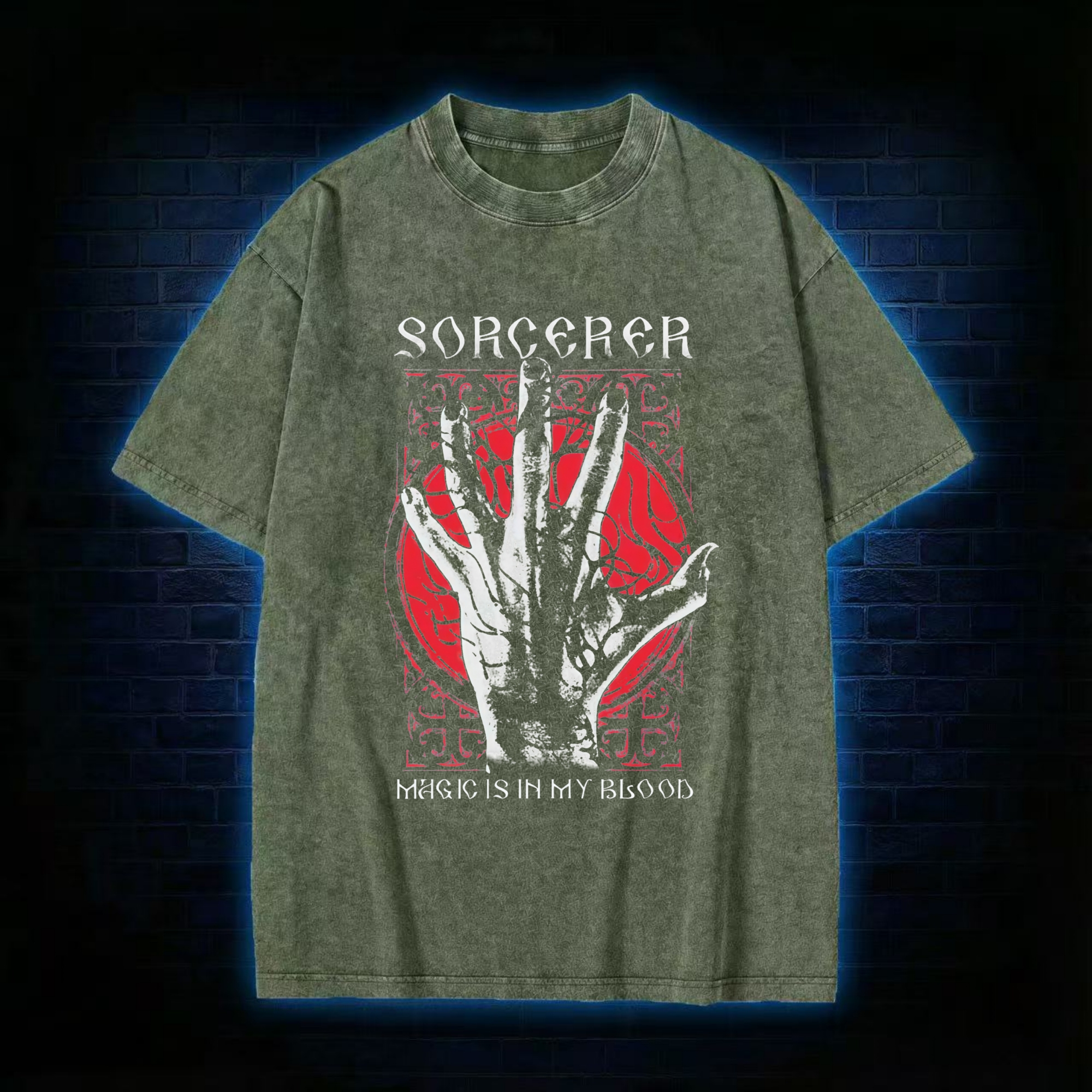 Magic is in My Blood Washed T-shirt