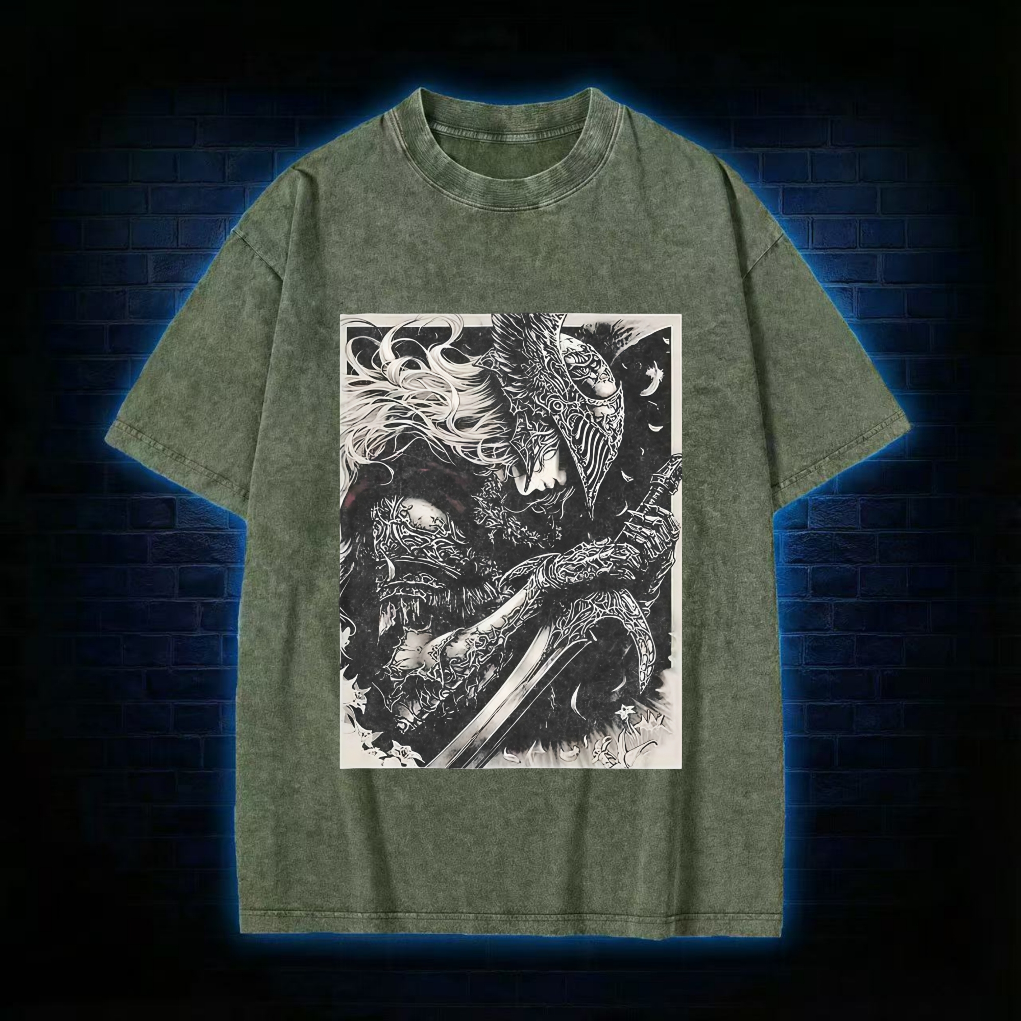 I Have Never Known Defeat Washed T-shirt