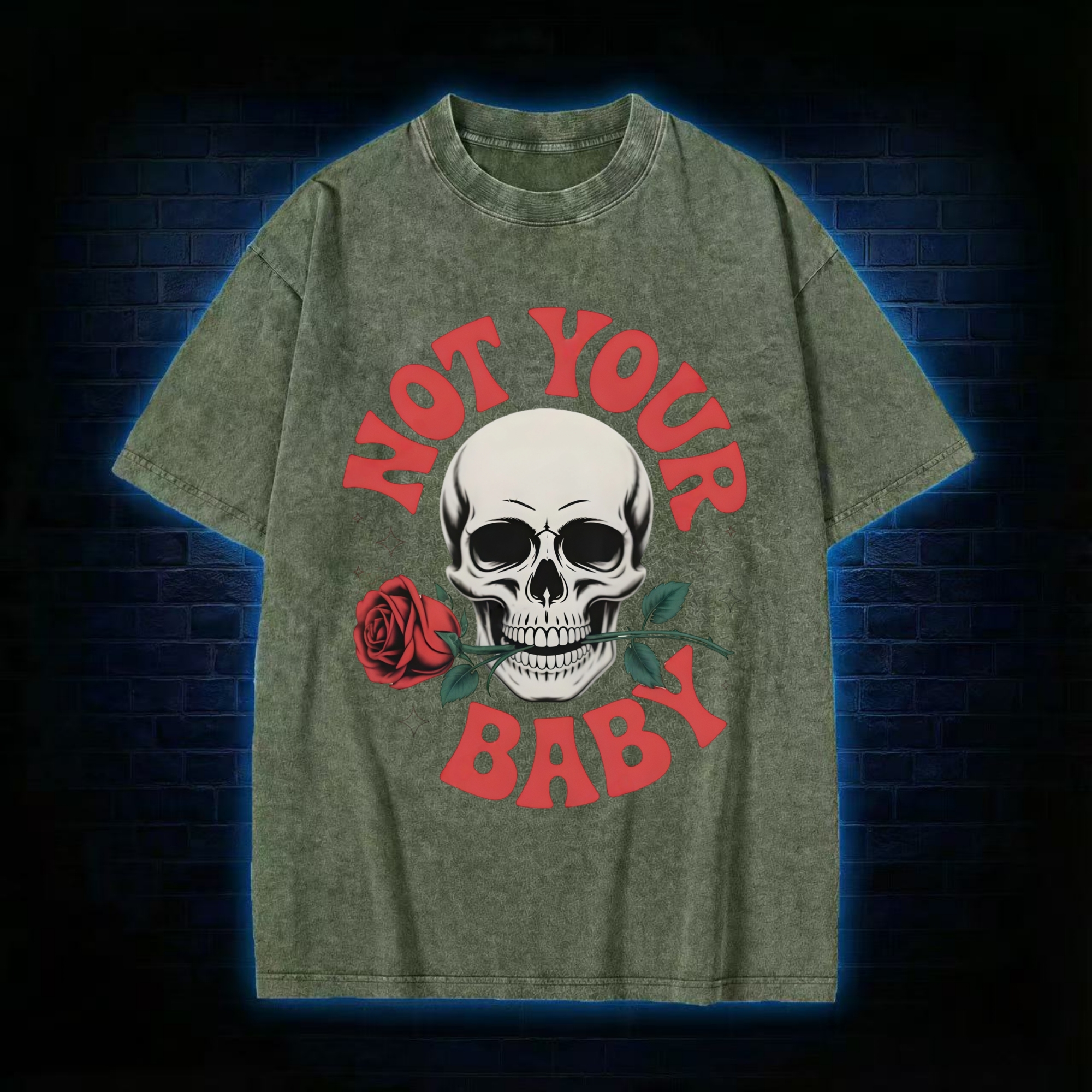 Not Your Baby Washed T-shirt