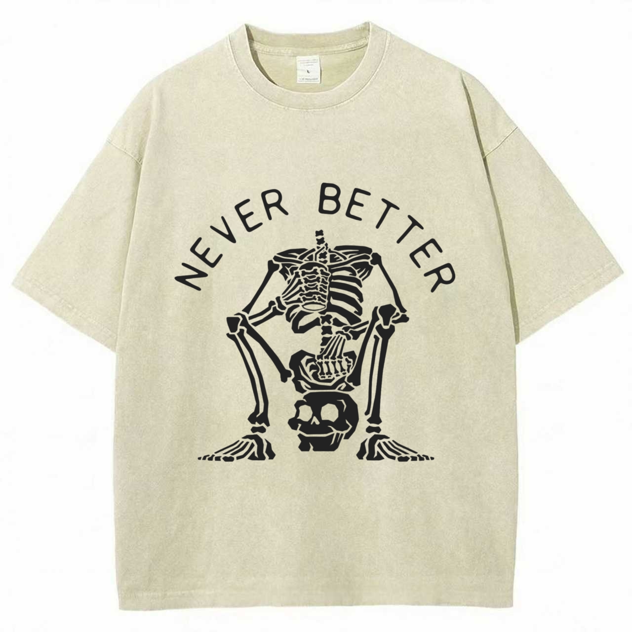 Never Better Graphic Washed T-shirt