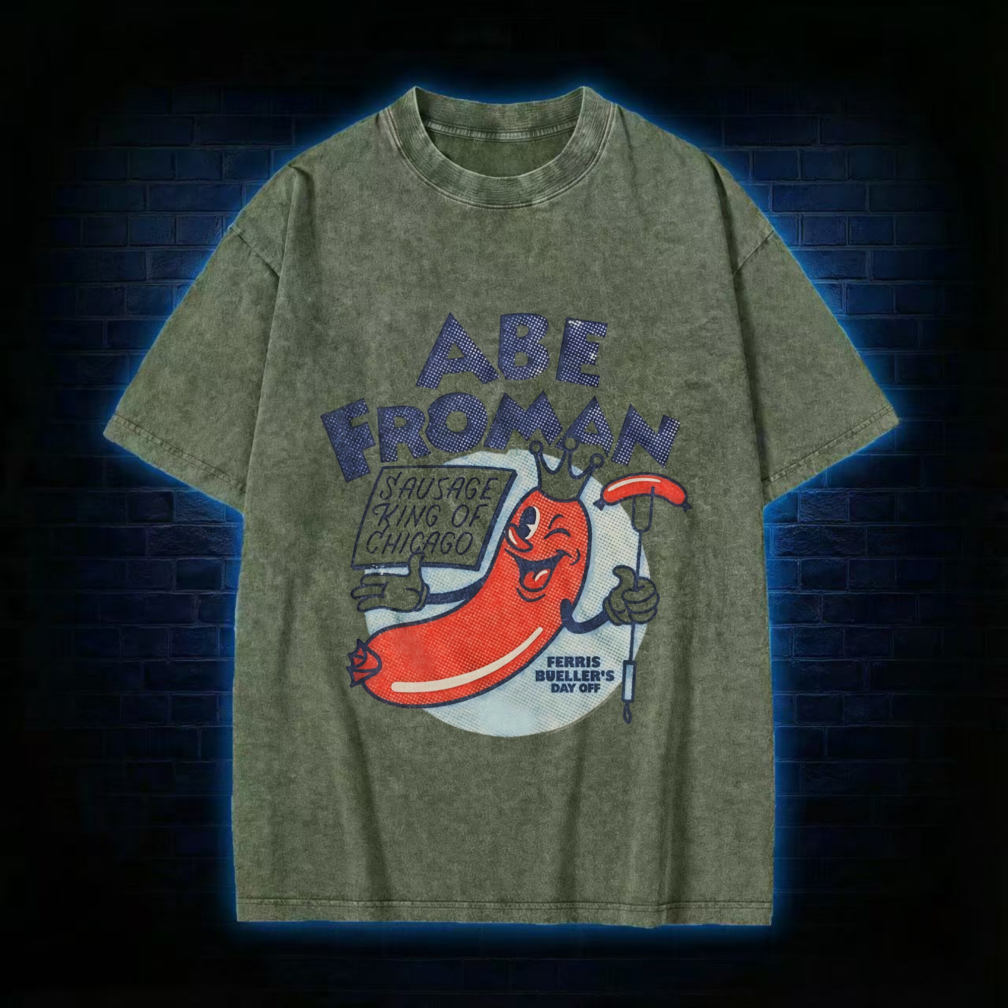 Sausage King Of Chicago Washed T-shirt