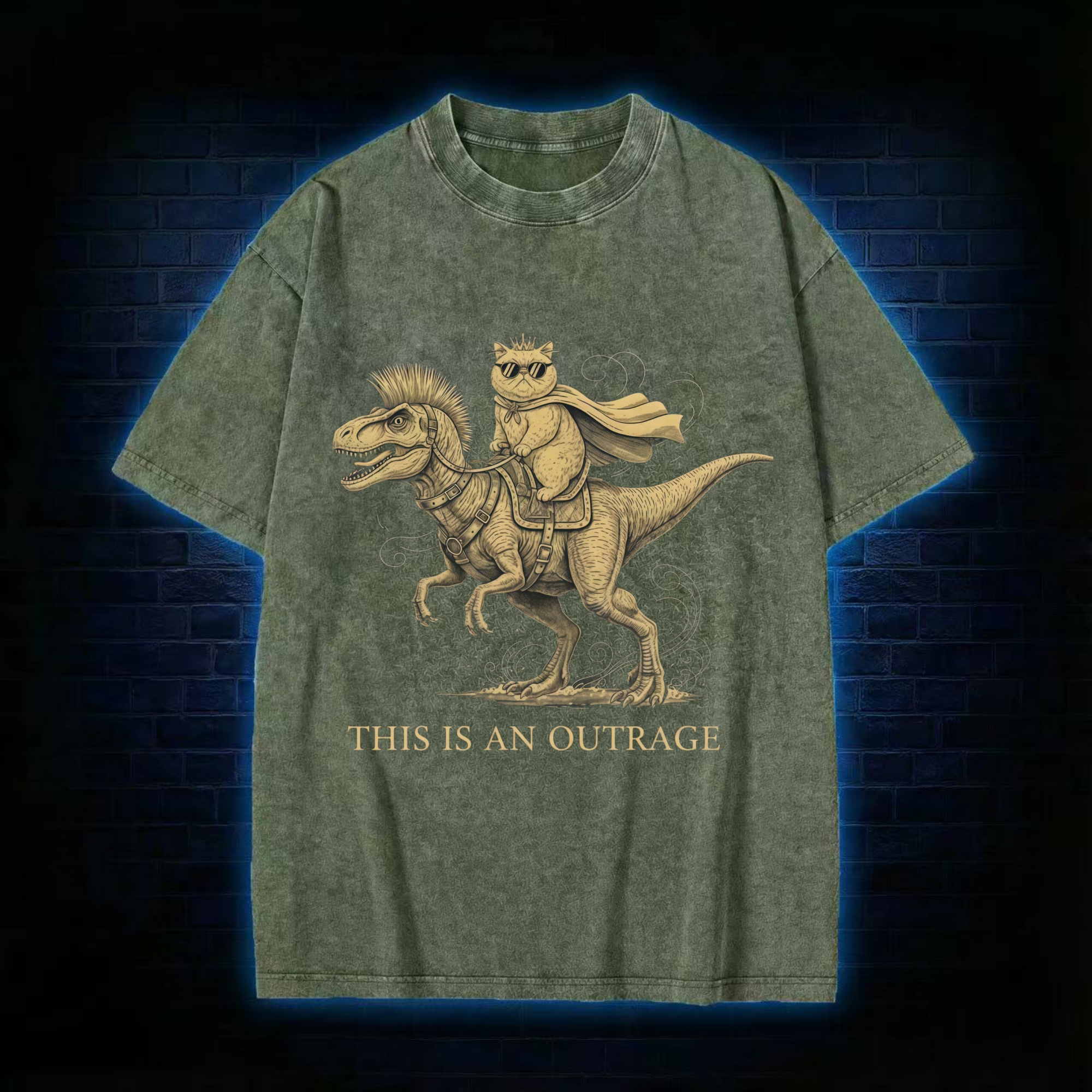 This is an Outrage Washed T-shirt