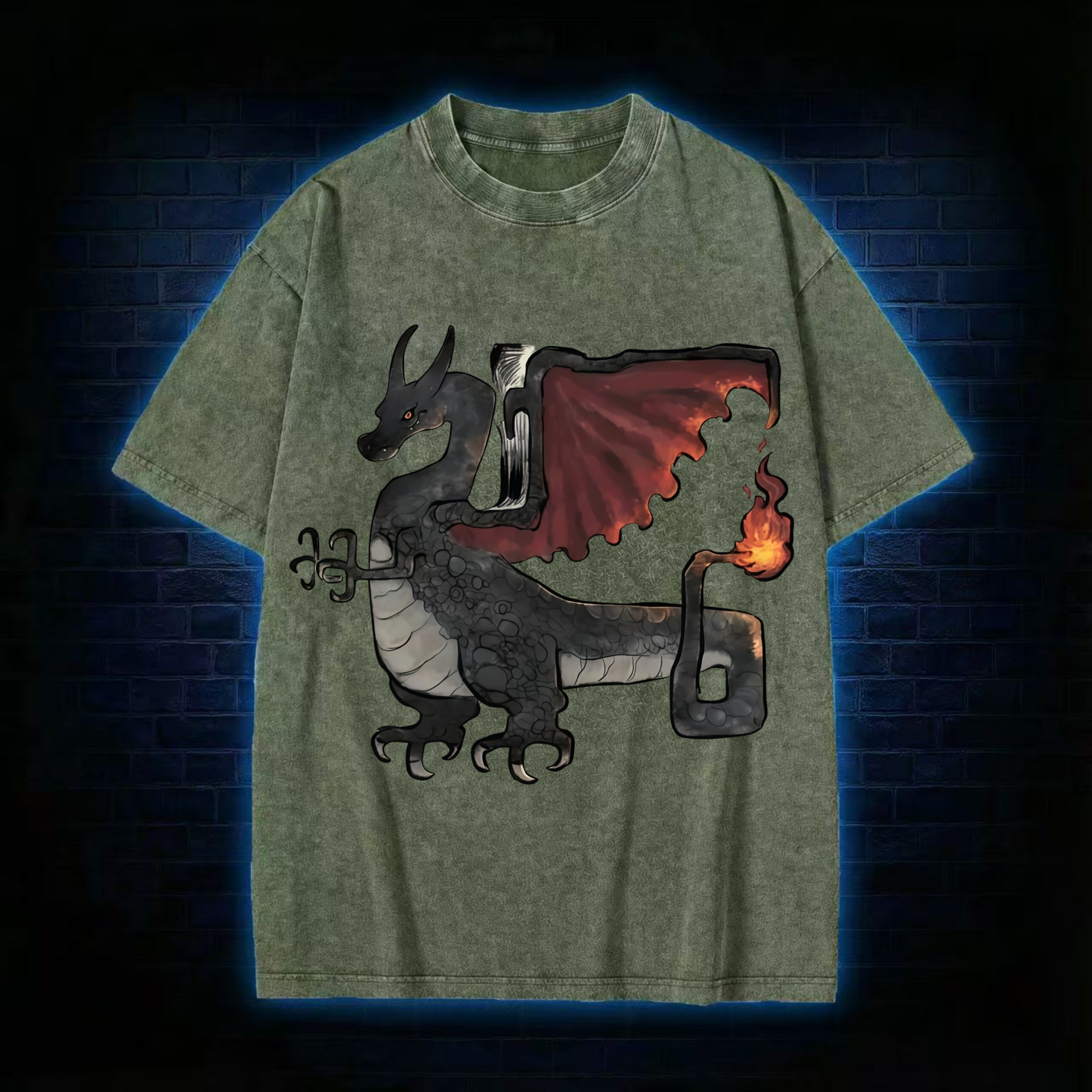 The Chuck Dragon Washed T-shirt