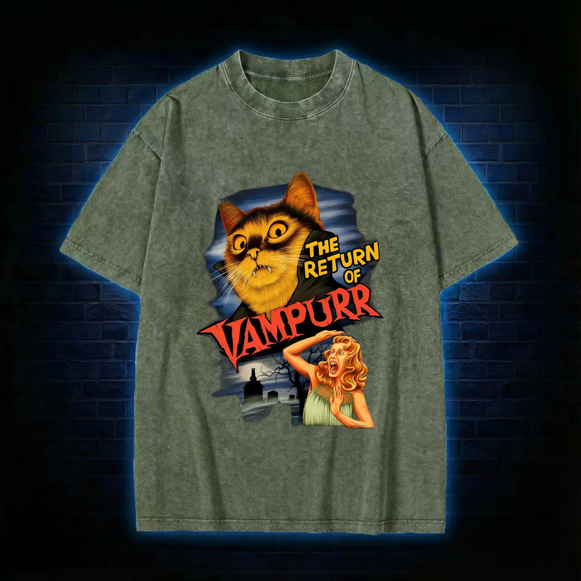 The Return Of Vampurr Washed T-shirt