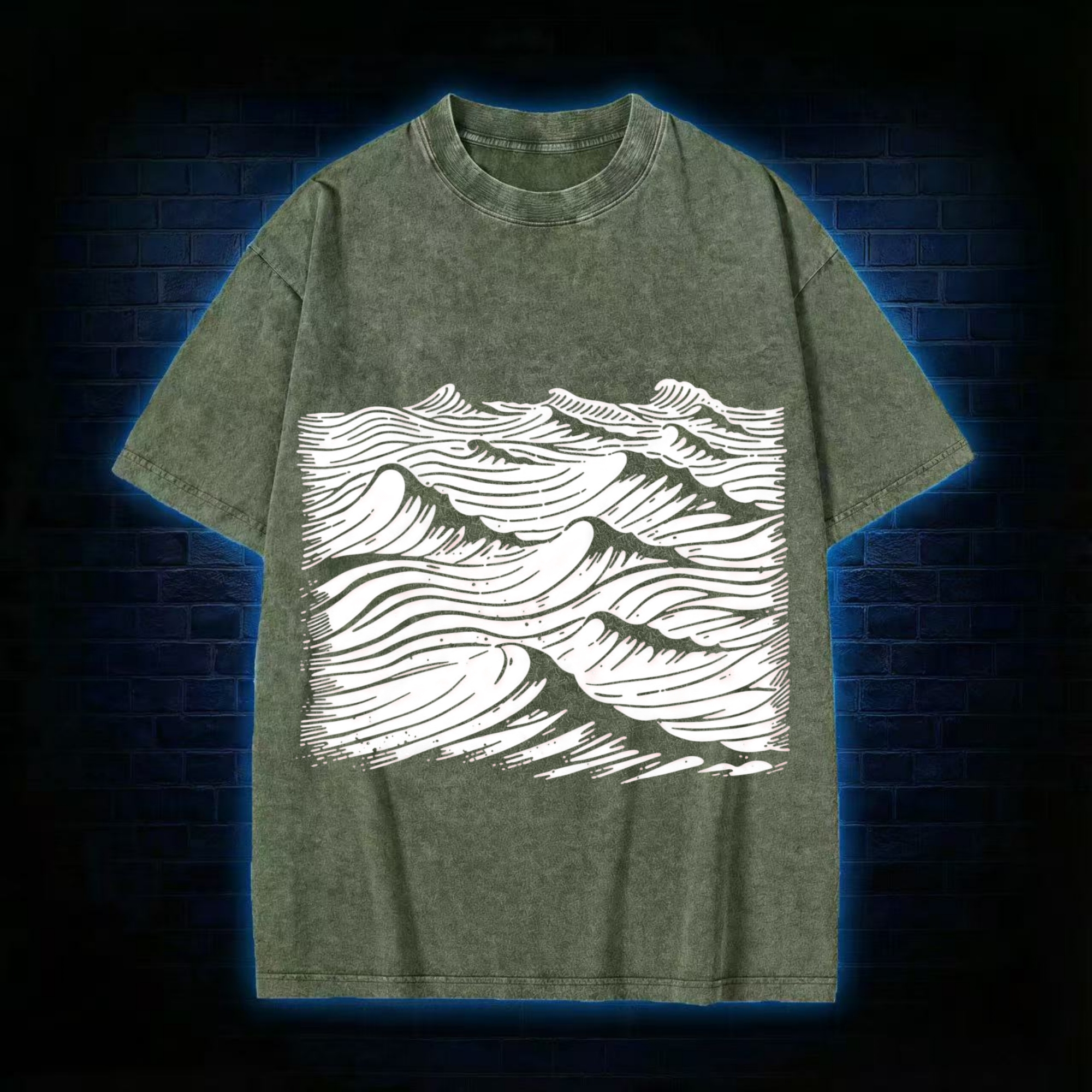 Vintage Ocean Sea Washed T-Shirt