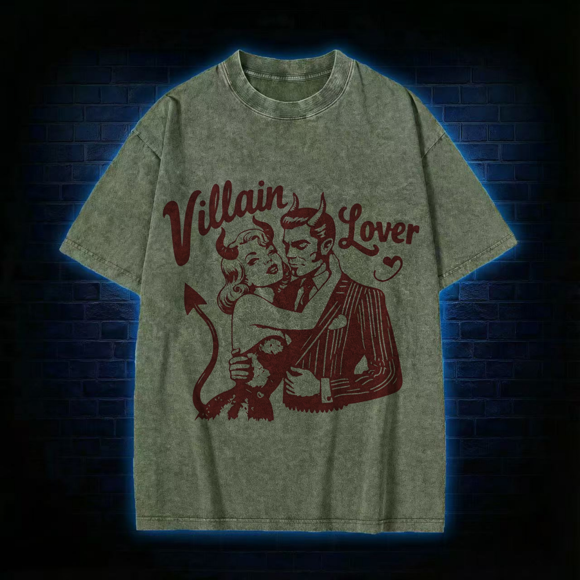 Villain Lover Washed T-shirt