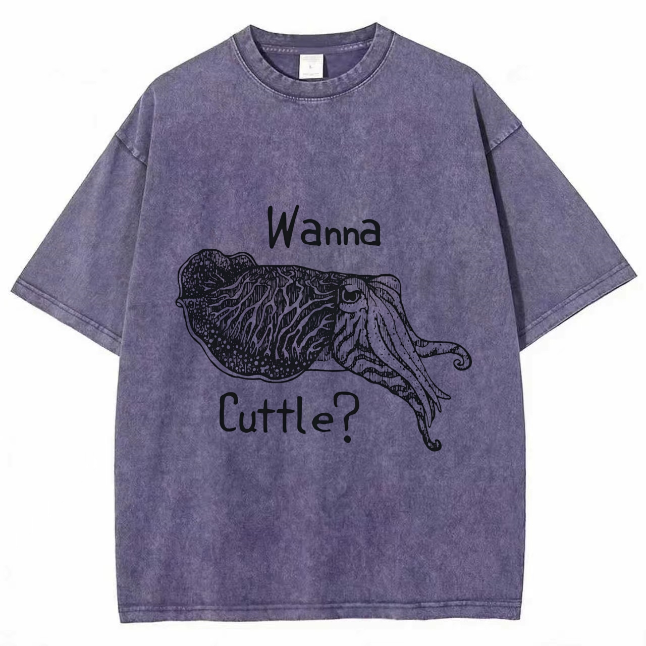 Wanna Cuttle Washed T-shirt