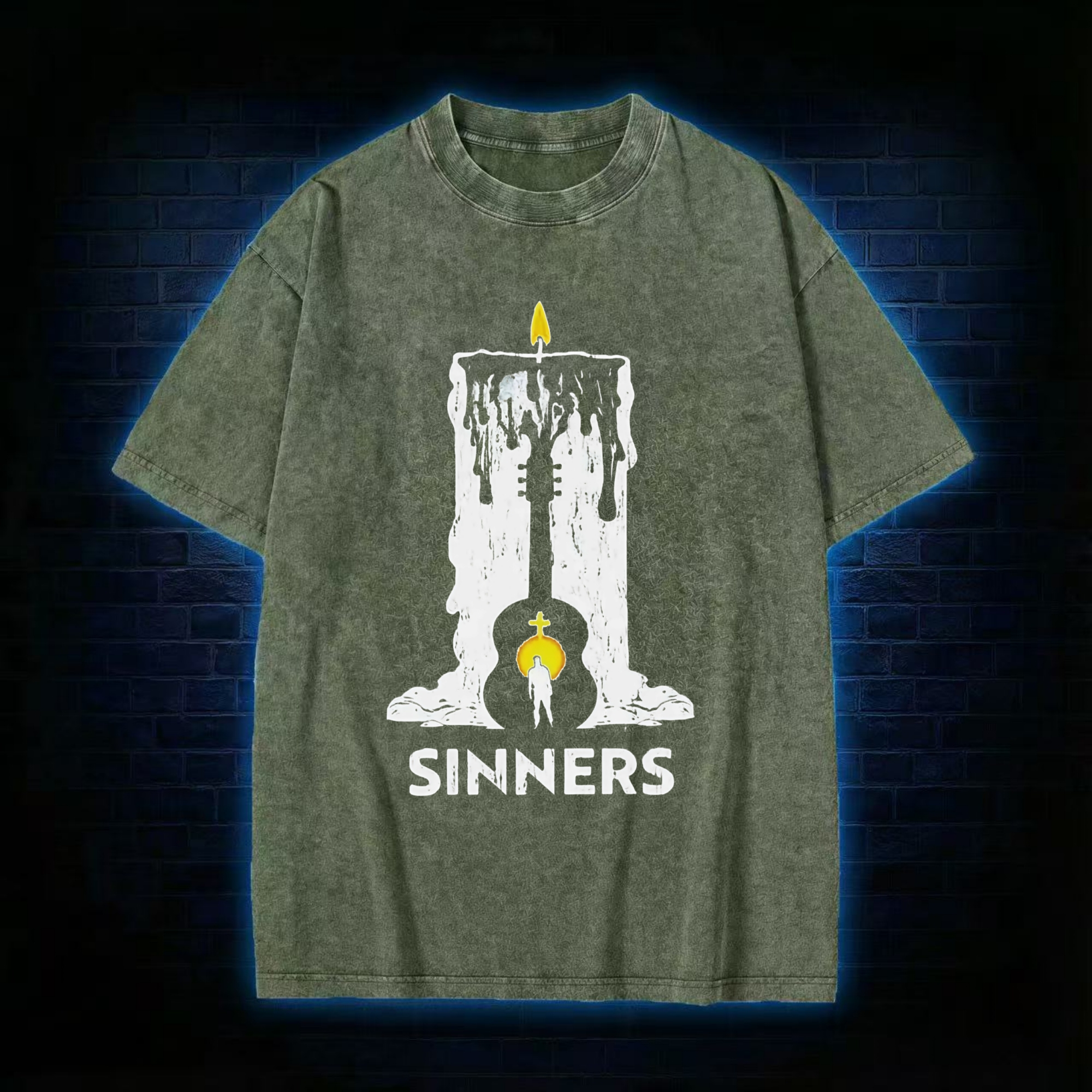 We Rule the Night Washed T-shirt