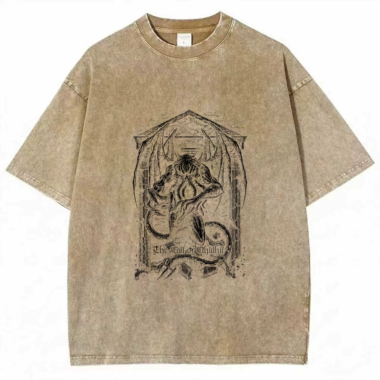 The Call of Cthulhu Washed T-shirt