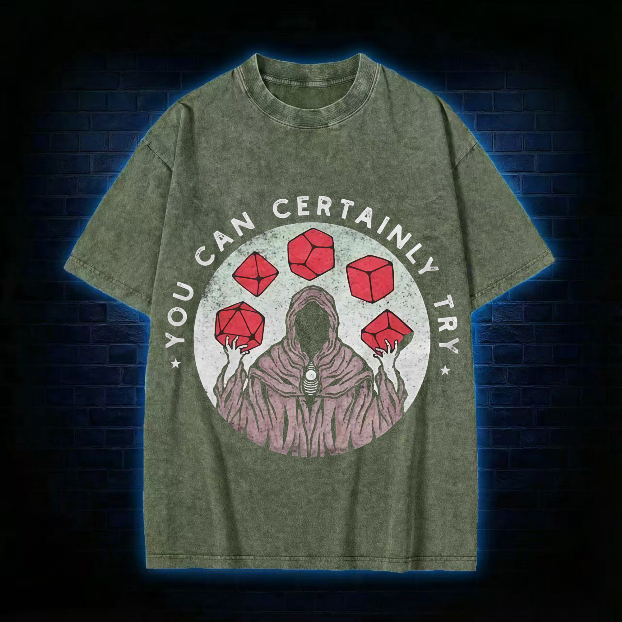 You Can Certainly Try Washed T-shirt