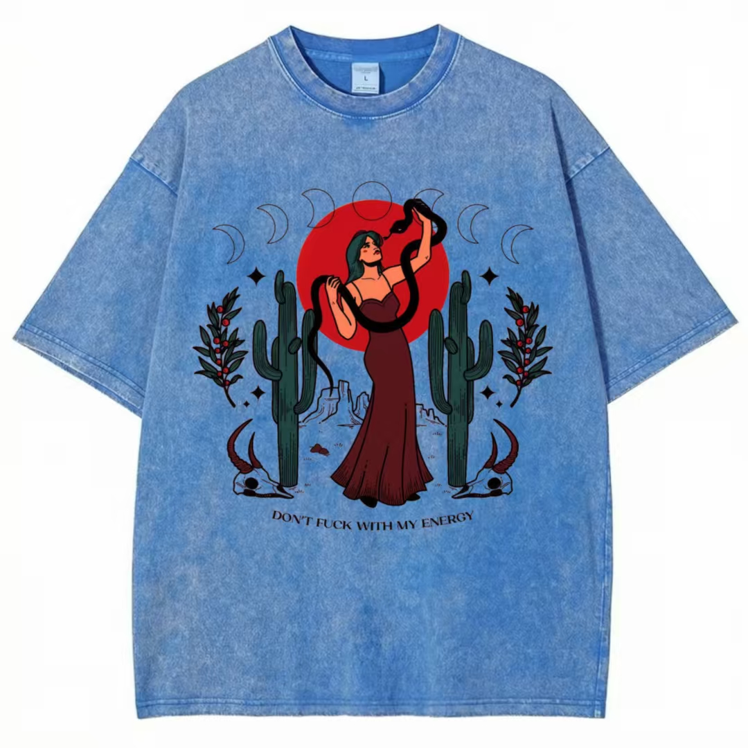 Don't Fuck With My Energy Washed T-shirt