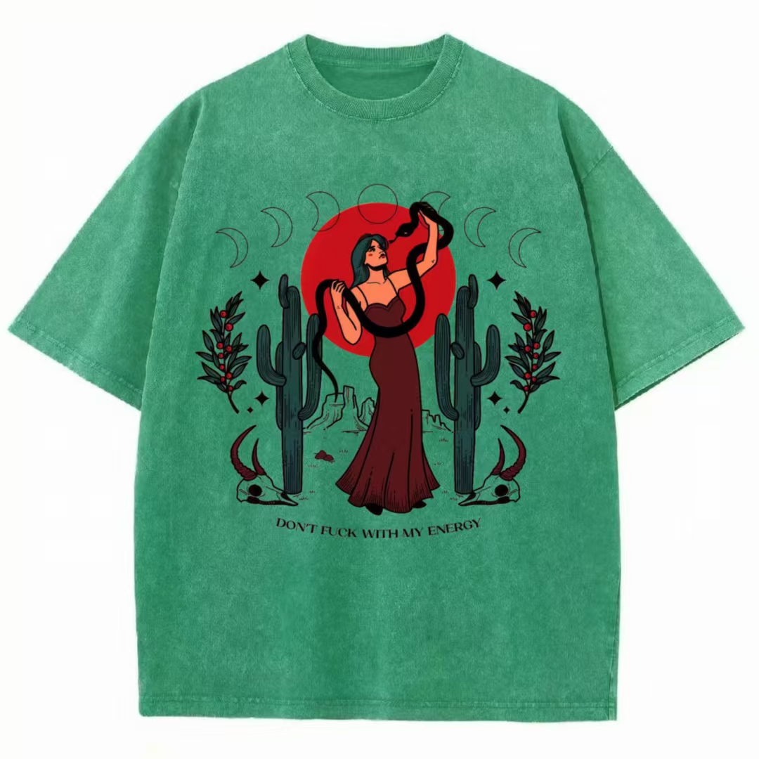 Don't Fuck With My Energy Washed T-shirt