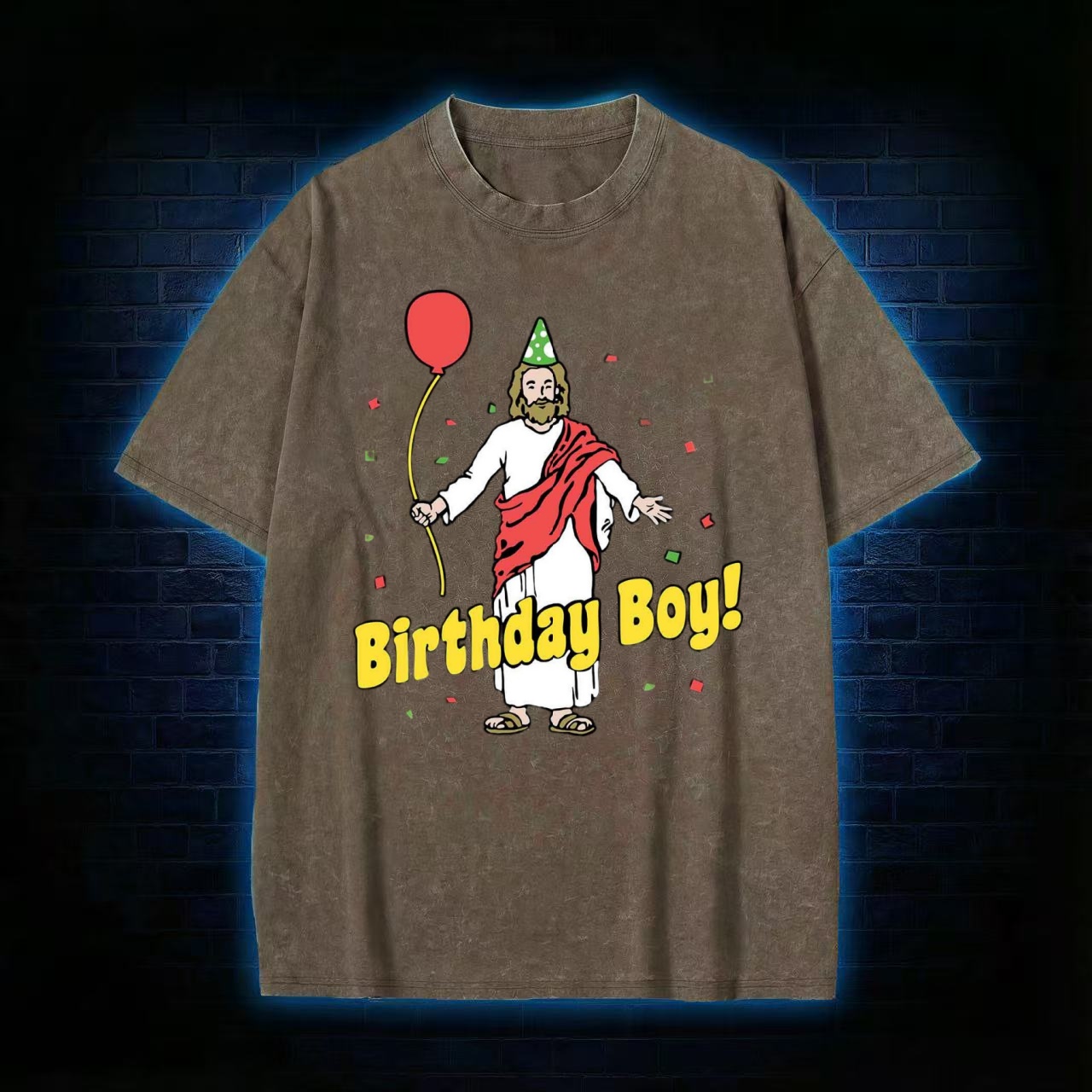 Birthday Boy Washed T-shirt