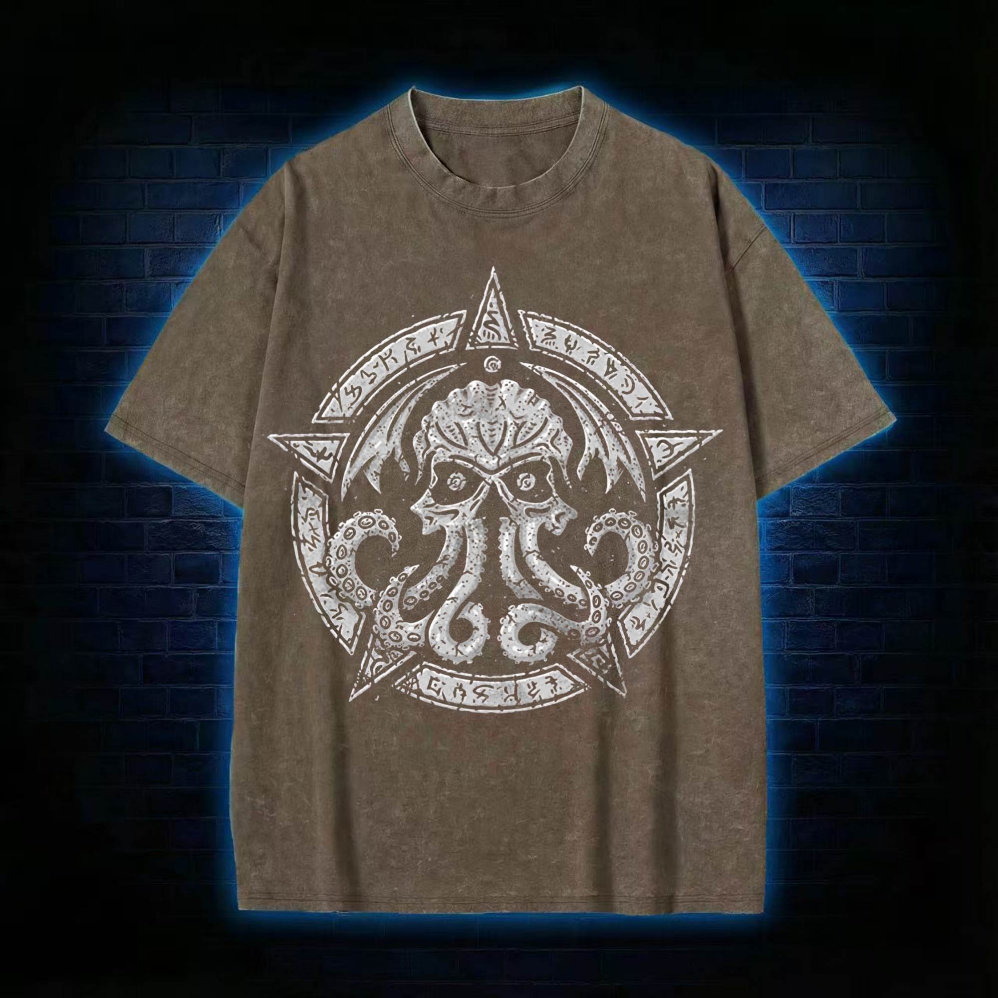 Cthulhu Fhtagn Vintage Washed T-shirt