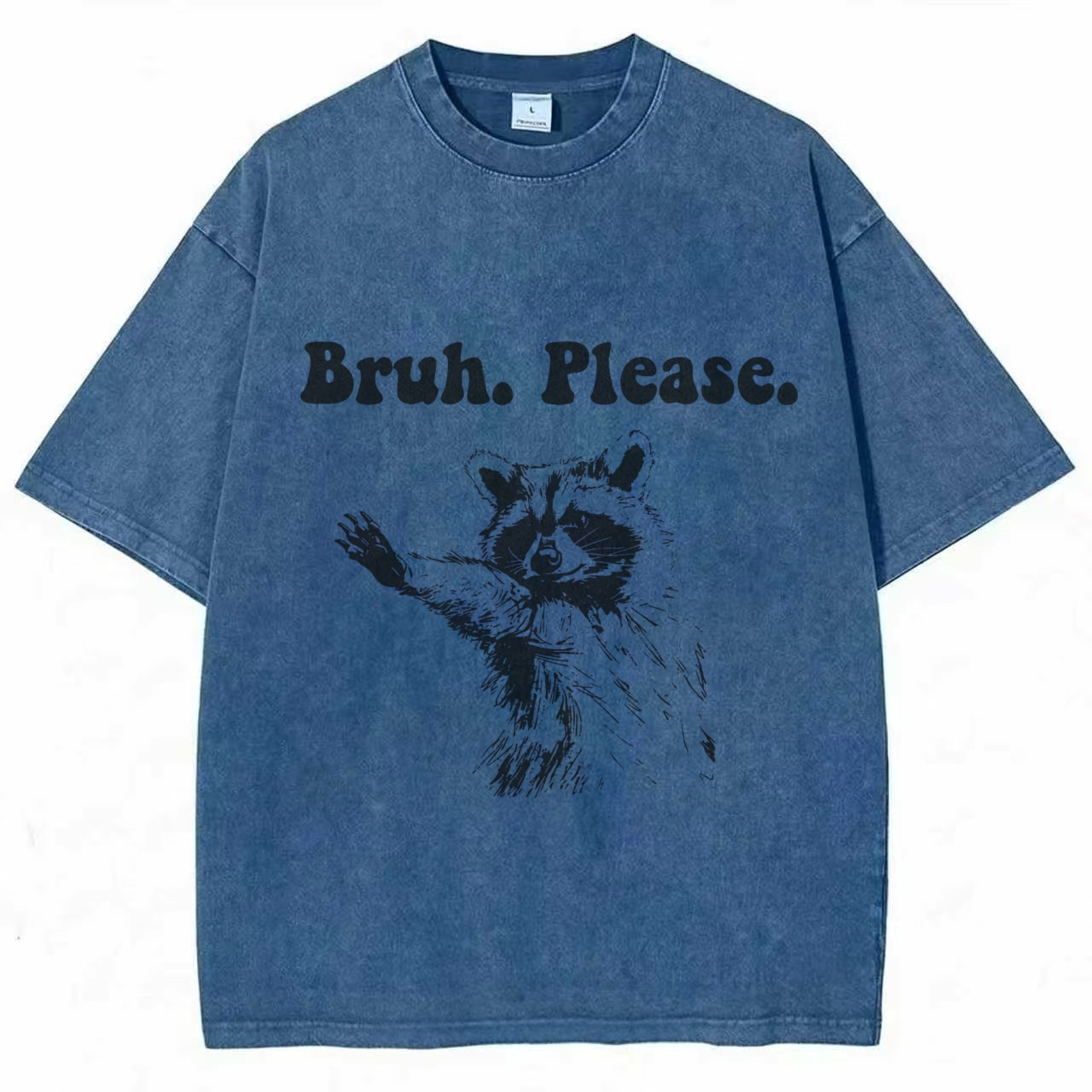 Bruh Please Washed T-shirt