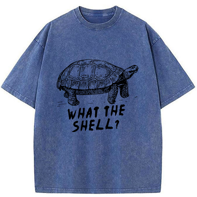Funny What The Hell ?Washed T-Shirt
