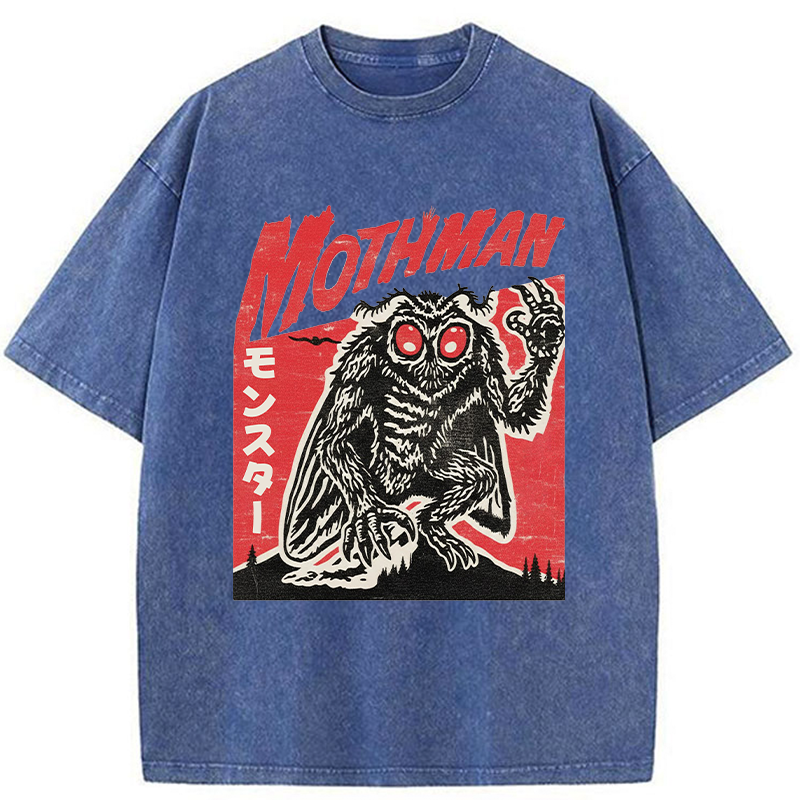 Retro Mothman Washed T-Shirt
