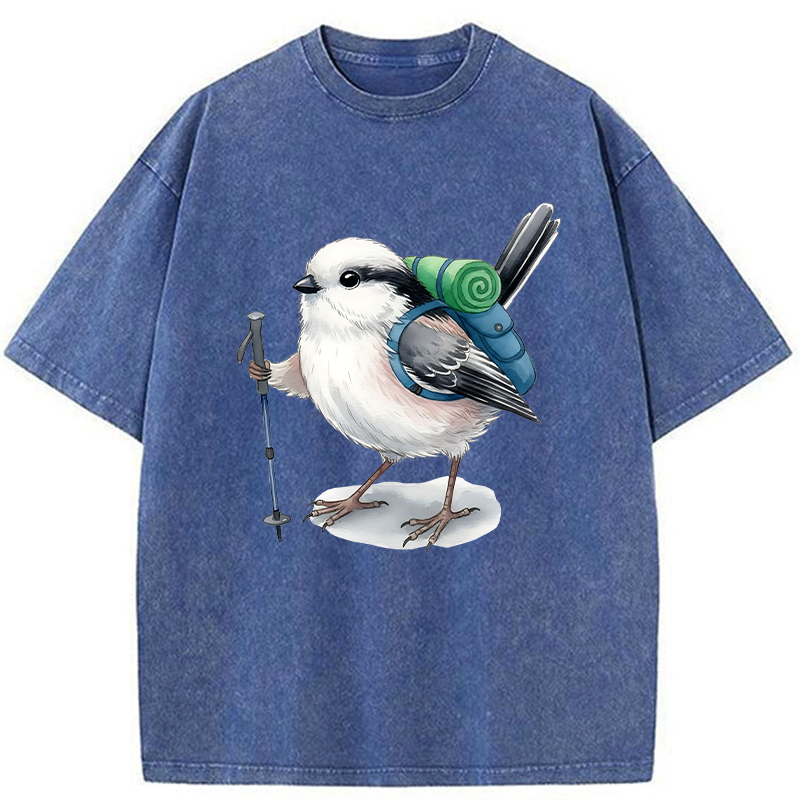Traveling Titmouse Washed T-Shirt