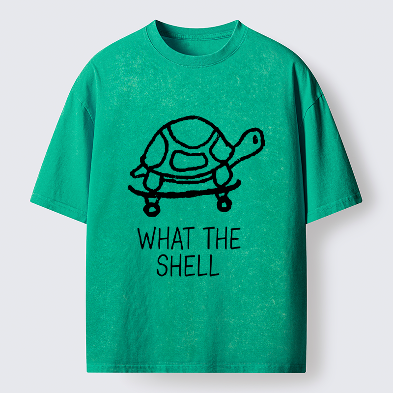  Funny Turtle Washed T-Shirt