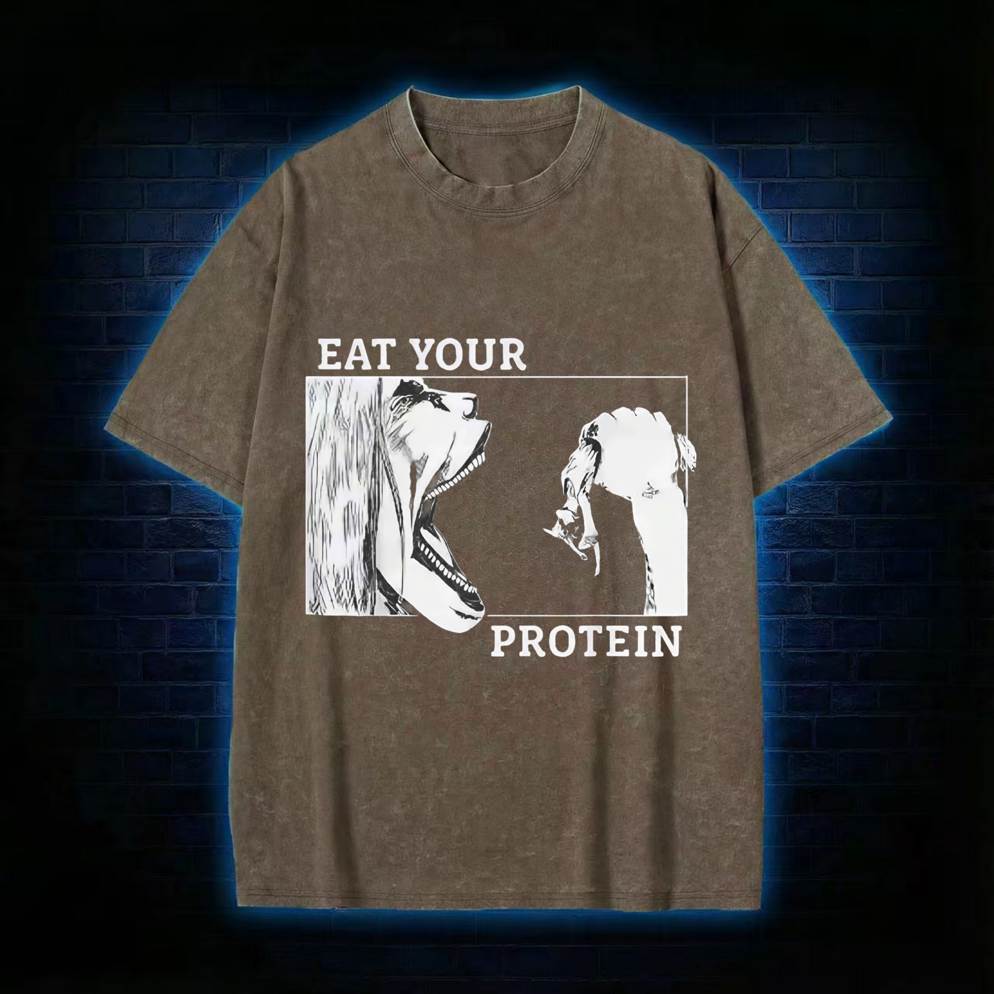 Eat Your Protein Washed T-shirt