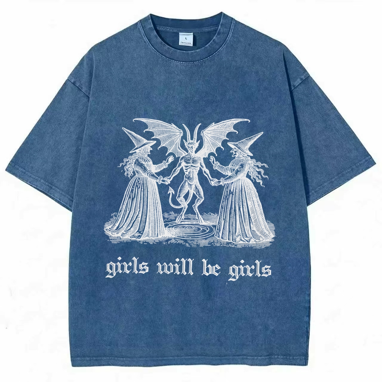 Girls Will Be Girls Washed T-shirt