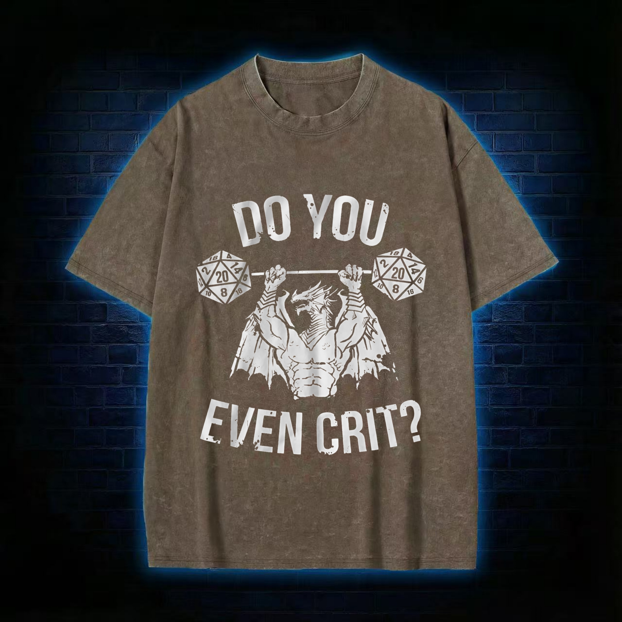 Do You Even Crit Washed T-shirt