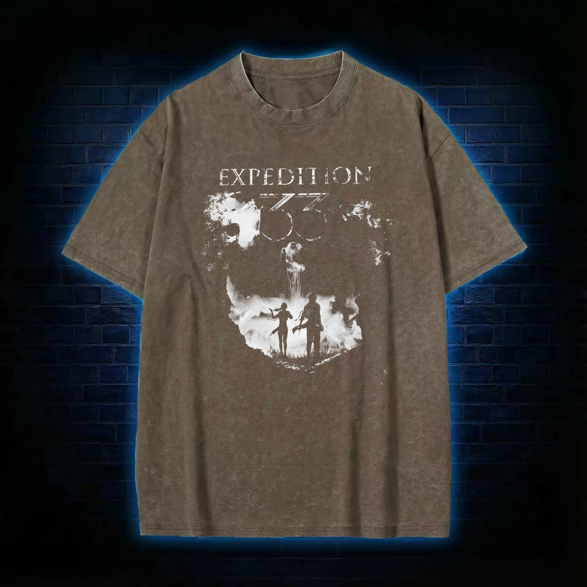 When One Falls. We Continue Washed T-shirt 