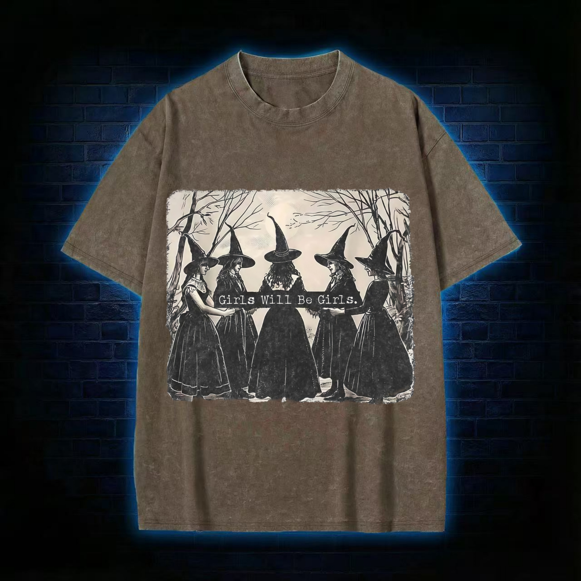 Girl Will Be Girl Washed T-shirt