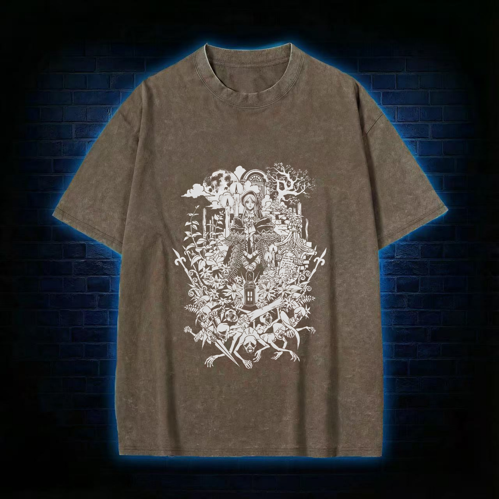 Hello Good Hunter Washed T-shirt