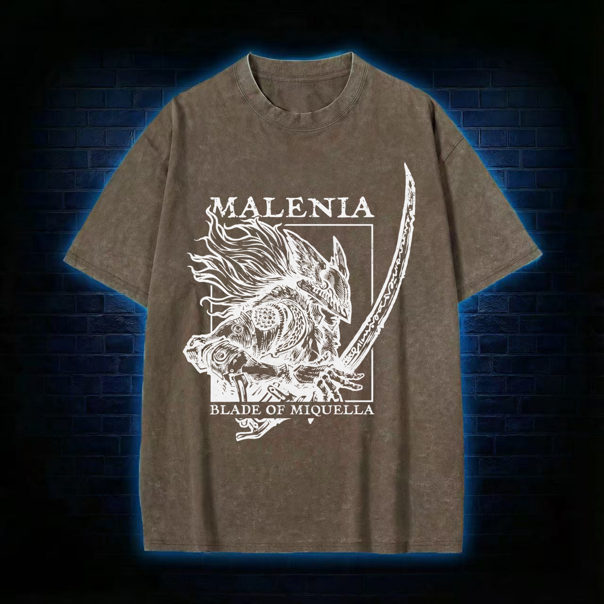 I Have Never Known Defeat Washed T-shirt