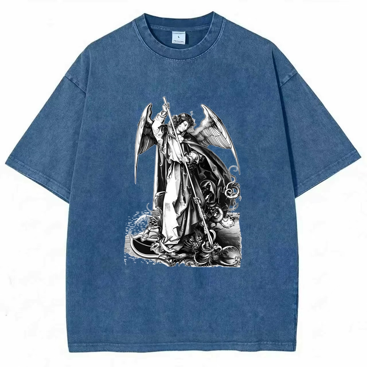 St Michael Archangel Washed T-shirt
