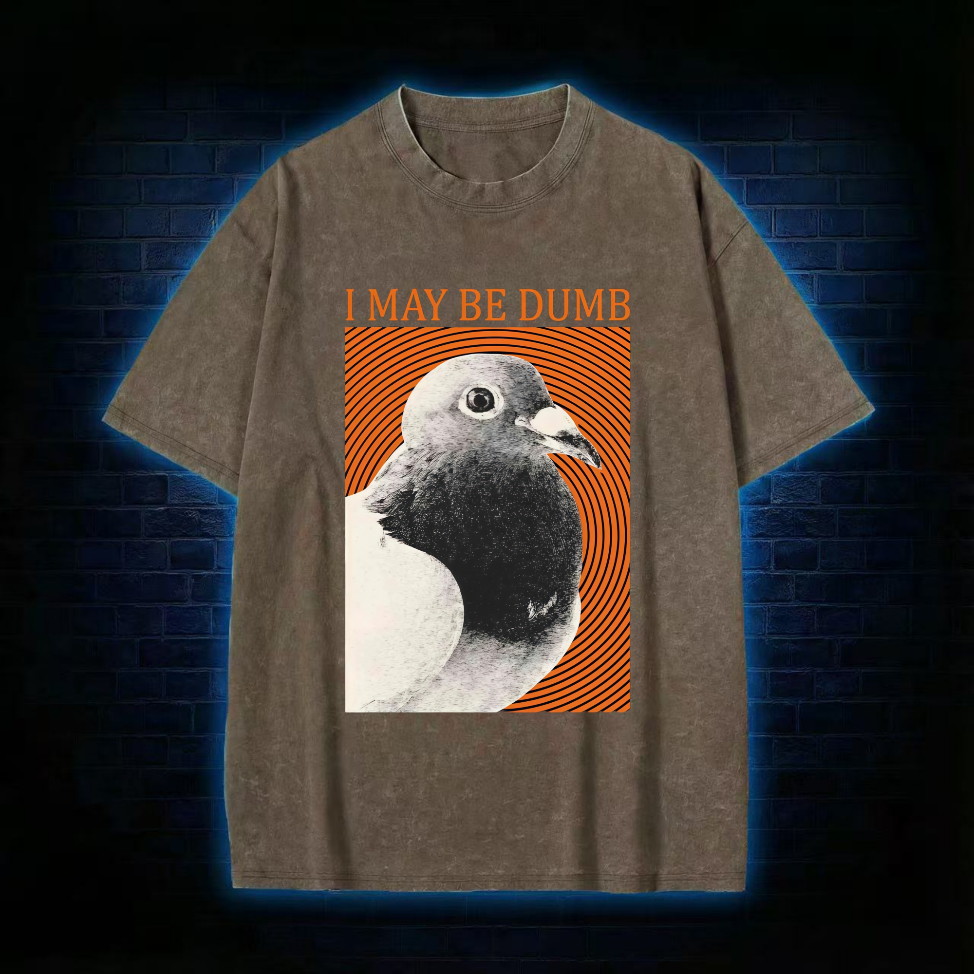 I May Be Dumb Washed T-shirt