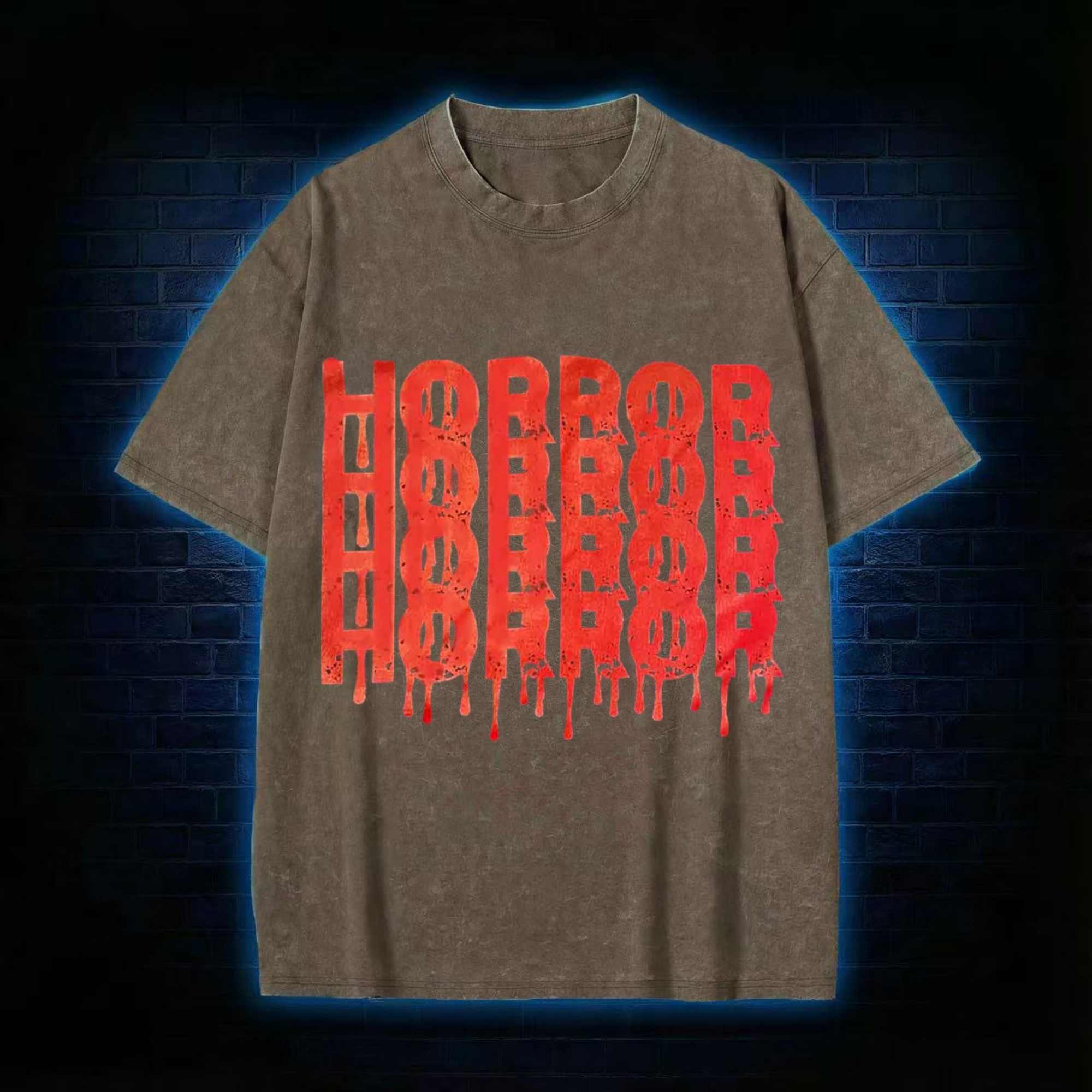 Horror Washed T-shirt