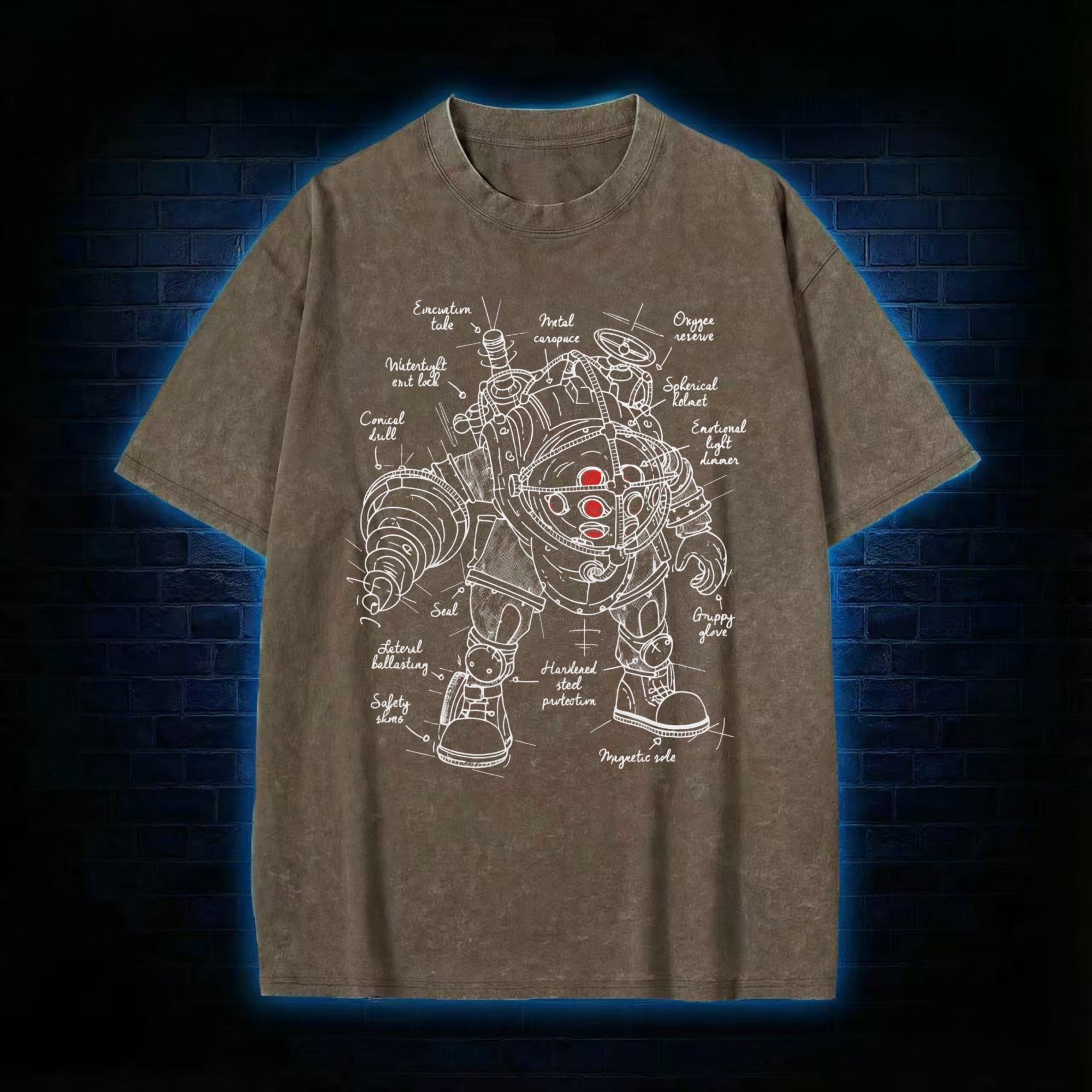 Deep-Sea Armor Washed T-shirt
