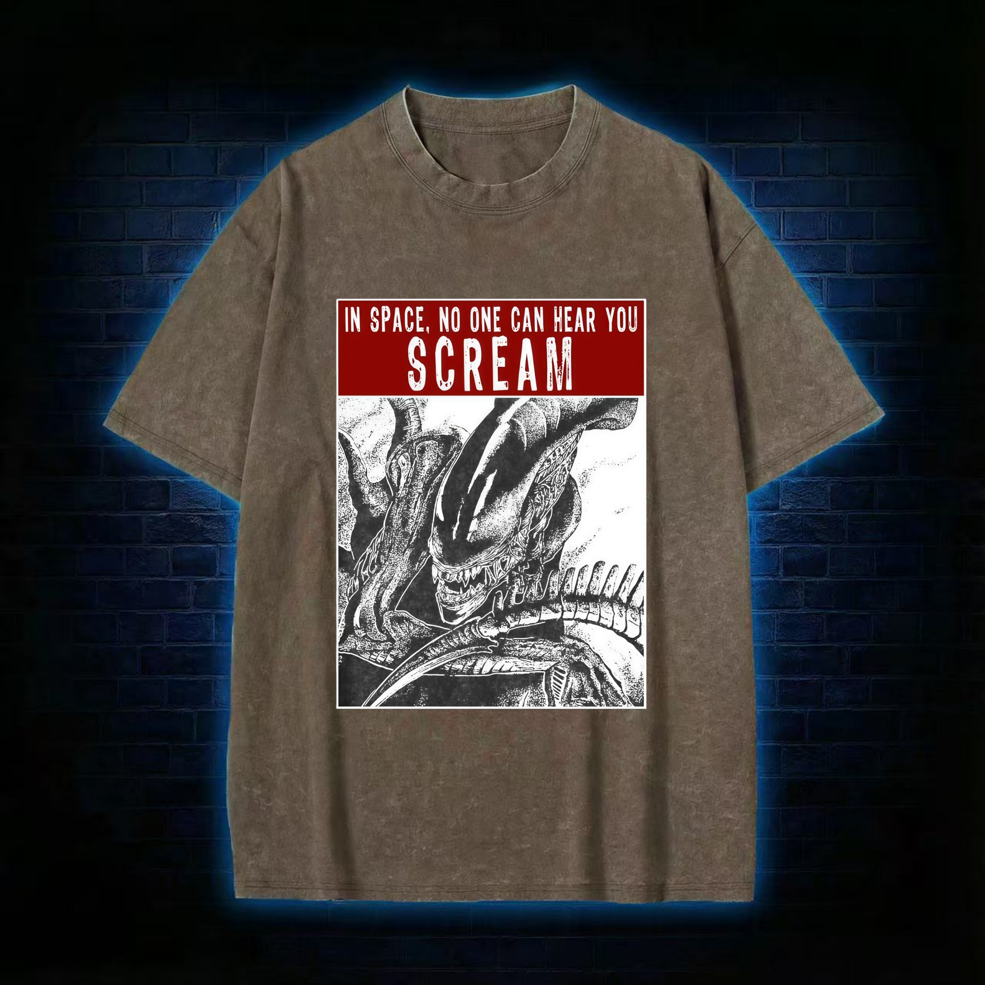 No One Can Hear Your Scream Washed T-shirt